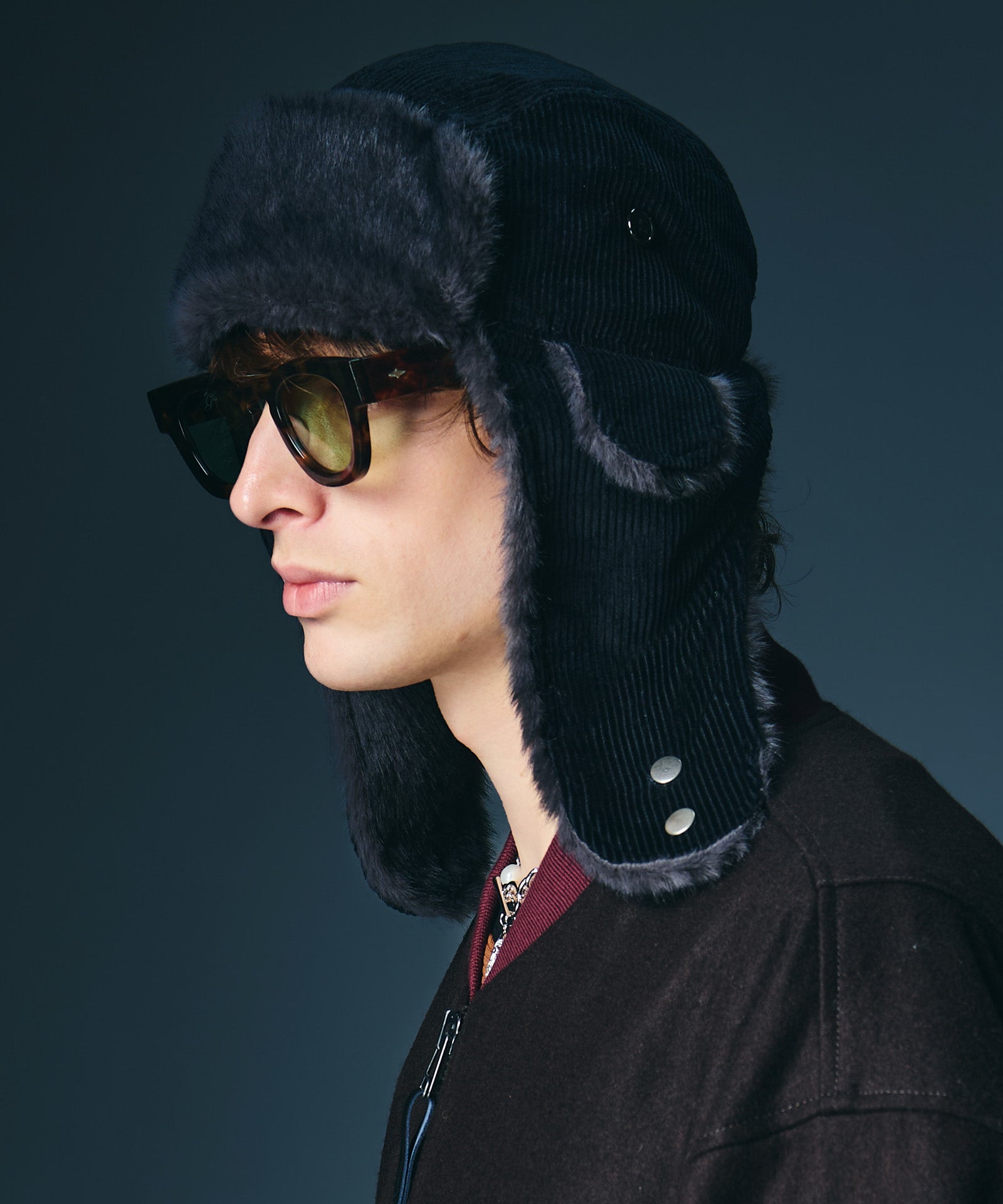 GB0326/CP04 : Corduroy Flight Cap / コーデュロイフライトキャップ