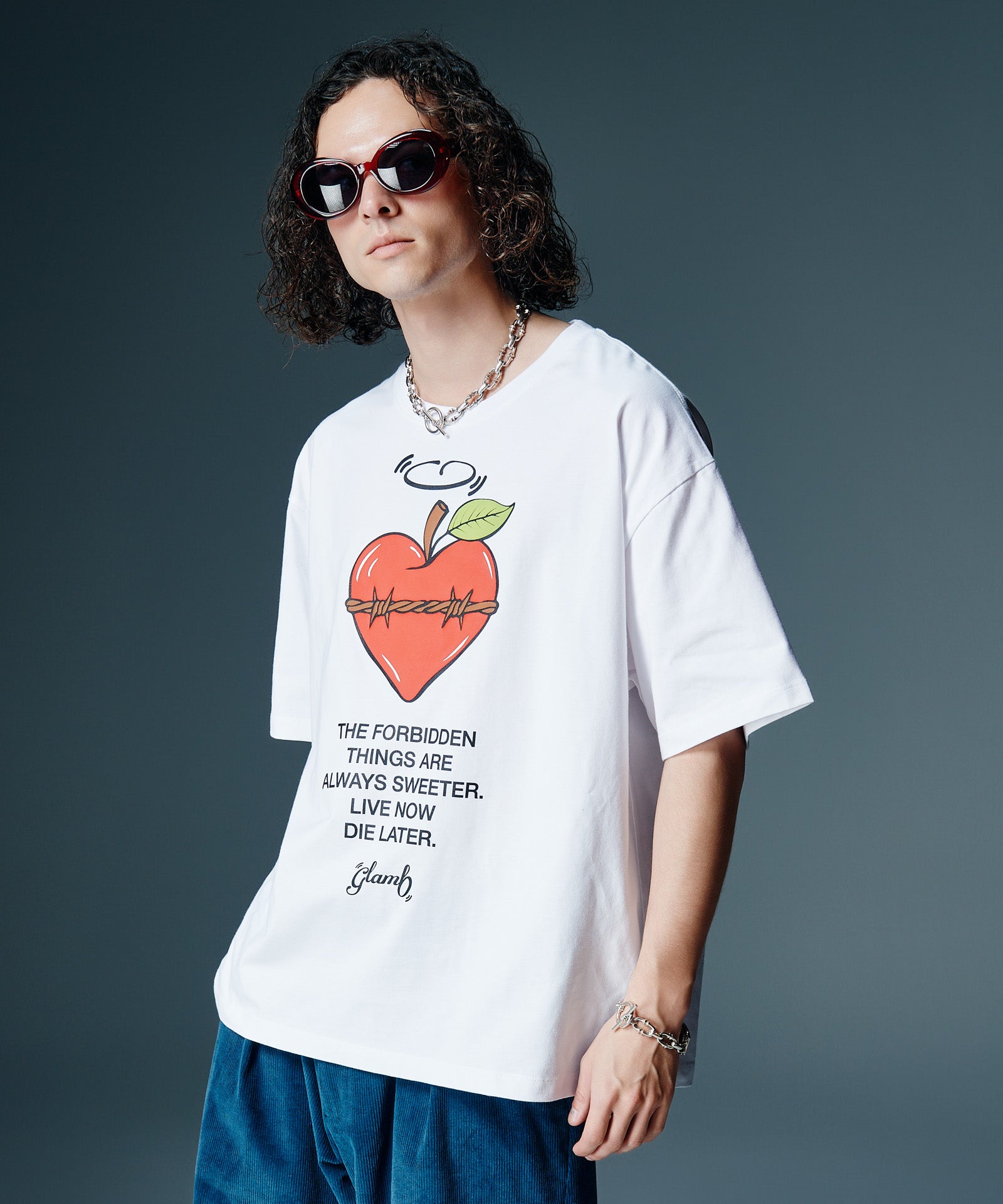GB0326/CS06 : Apple Heart T-Shirt / アップルハートTシャツ | glamb GB0326/CS06 : Apple Heart T-Shirt / アップルハートTシャツ | glamb