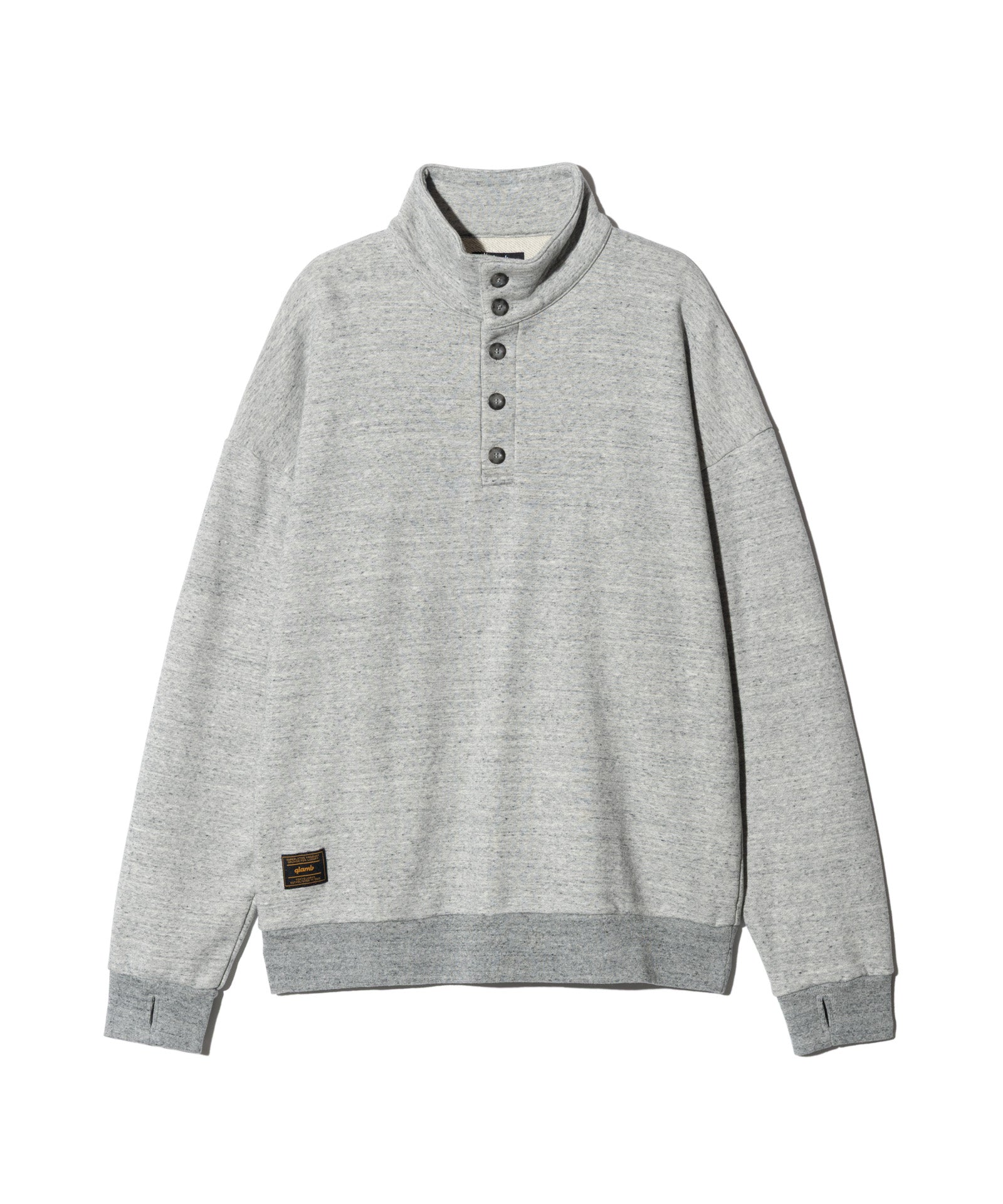 GB0326/CS16 : Henley High Neck Sweat / ヘンリーハイネック