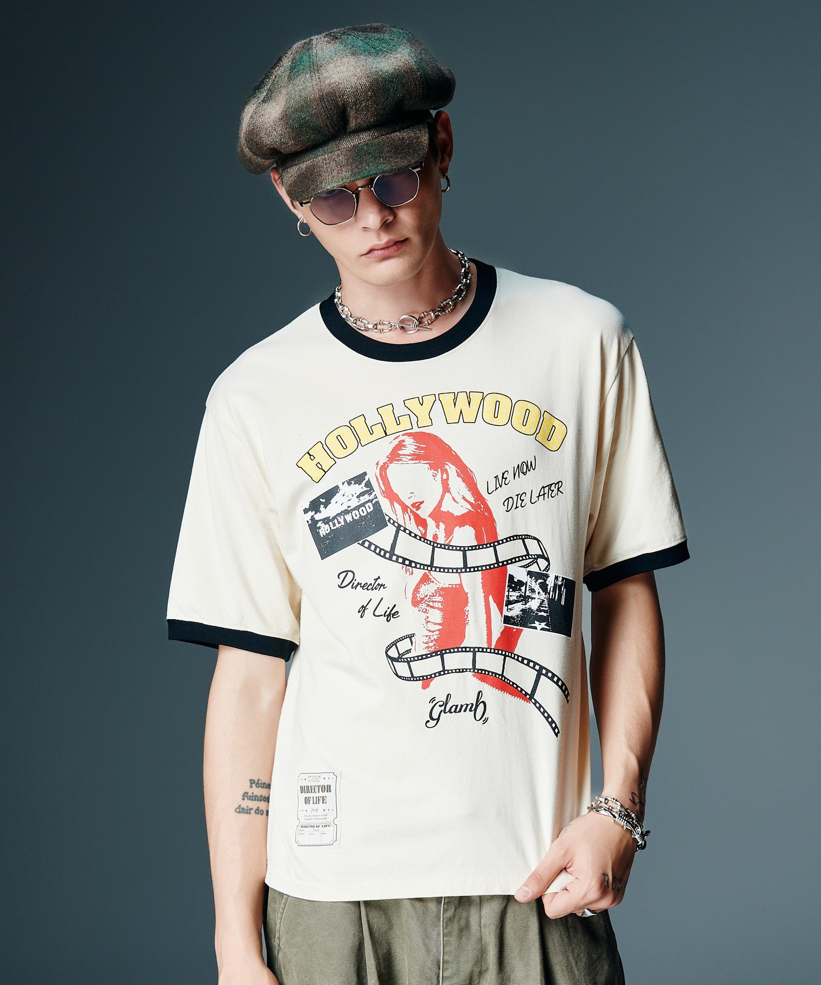 GB0326/CS17 : Silver Screen Girl T-Shirt / シルバースクリーン