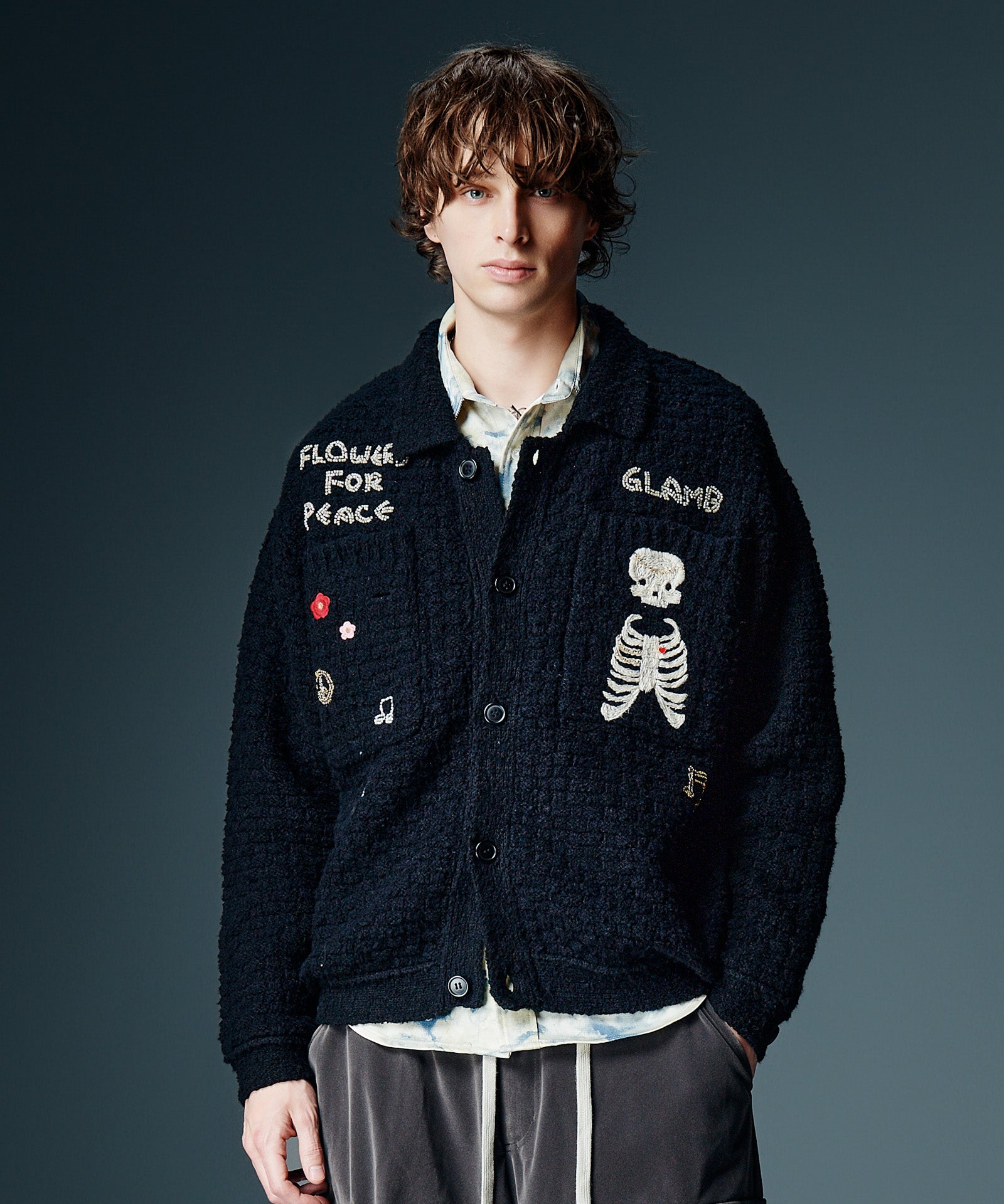 GB0326/JKT01 : Flower Peace Jacket / フラワーピースジャケット