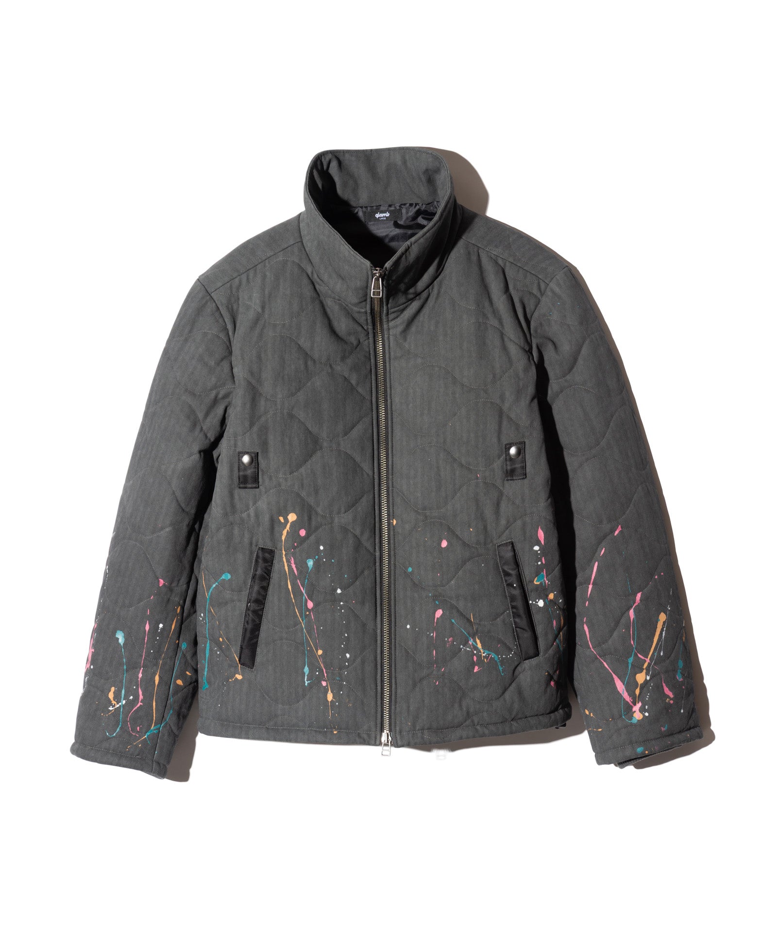 GB0326/JKT04 : Military Quilt Splash Jacket / ミリタリーキルト