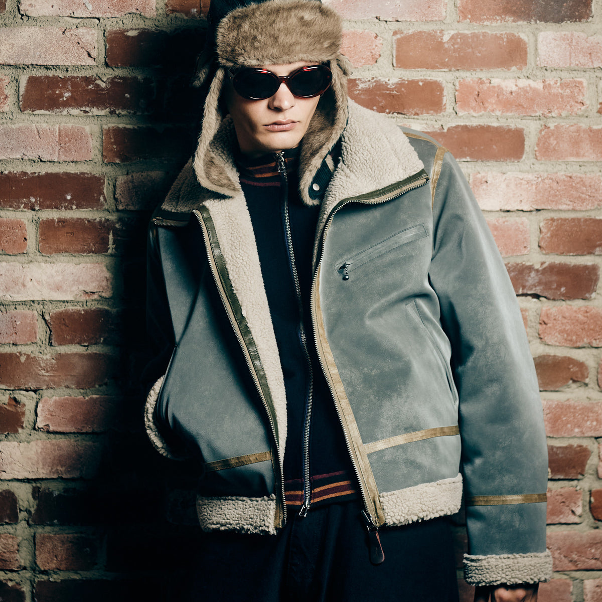 GB0326/JKT08 : Synth Mouton Reversible Jacket / シンセムートンリバーシブルジャケット ...