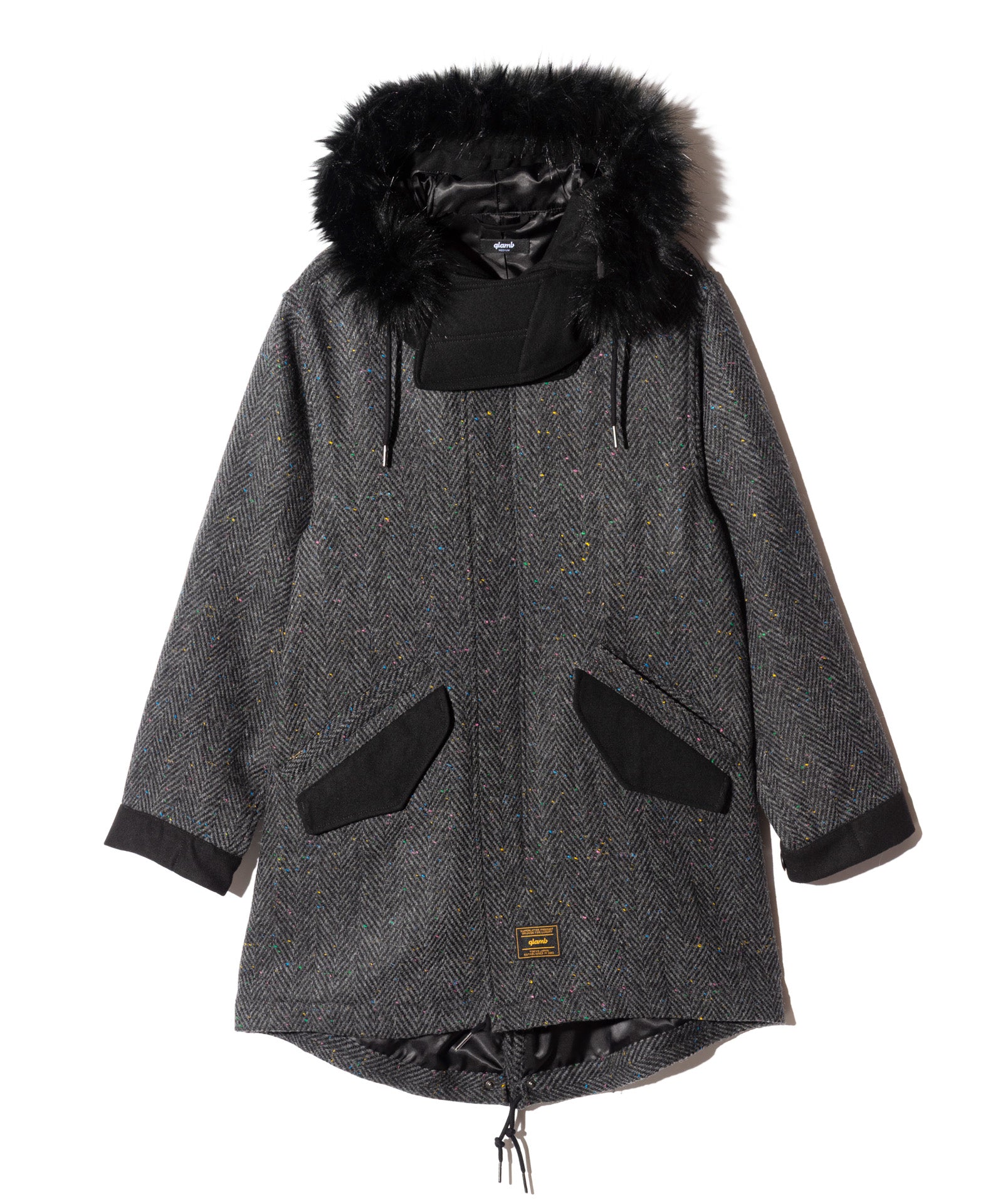 GB0326/JKT11 : High Neck Mods Coat / ハイネックモッズコート