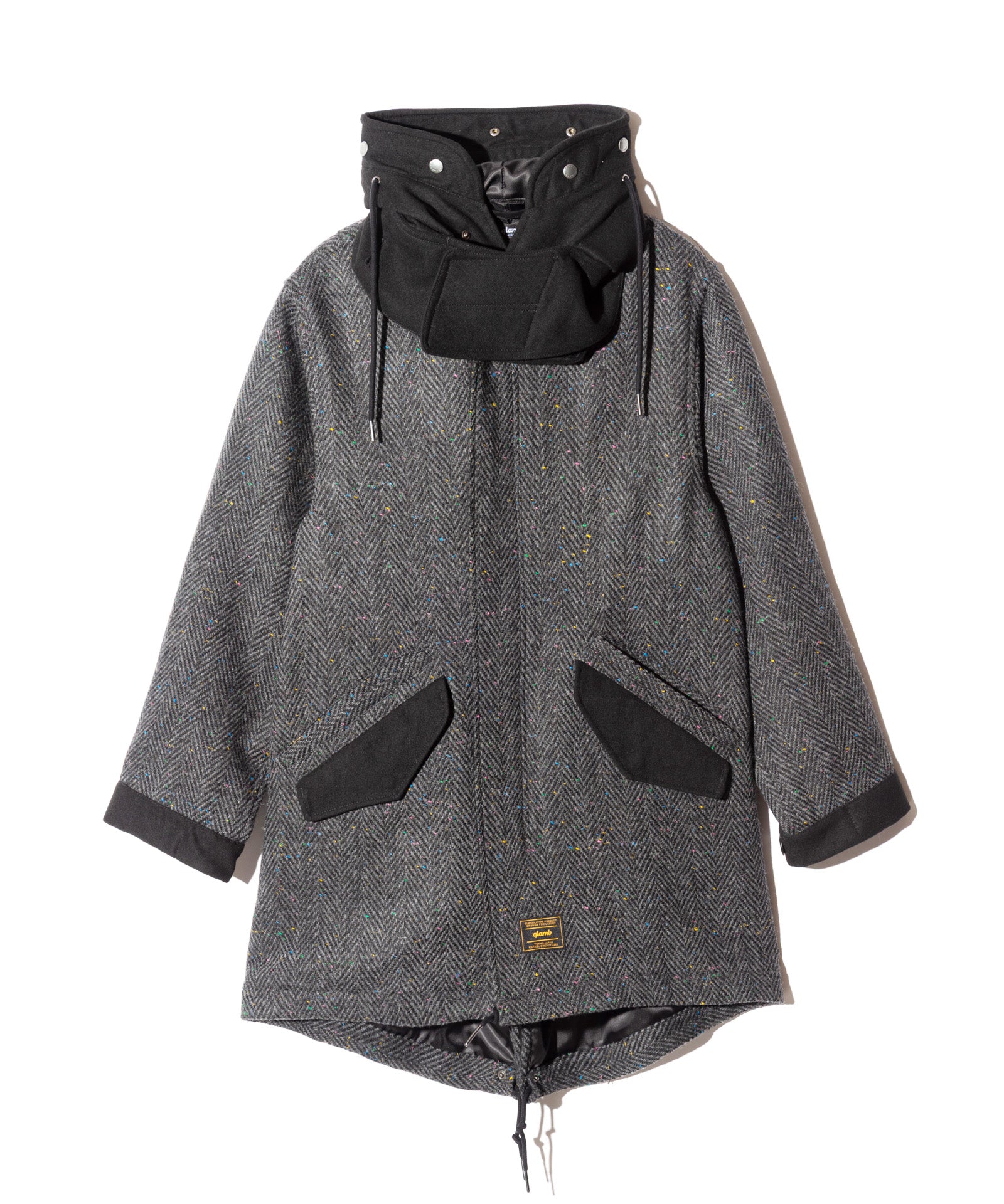 GB0326/JKT11 : High Neck Mods Coat / ハイネックモッズコート