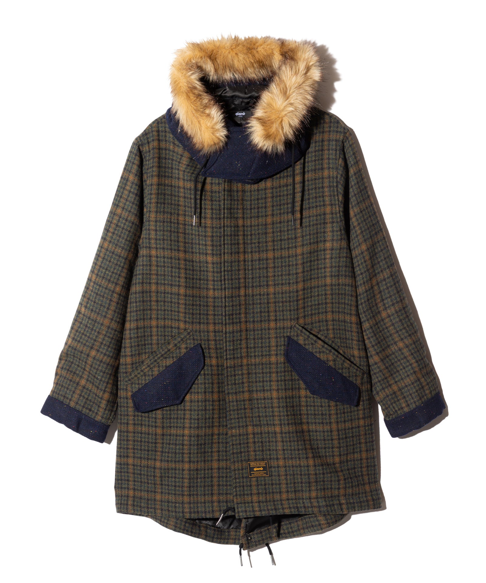 GB0326/JKT11 : High Neck Mods Coat / ハイネックモッズコート
