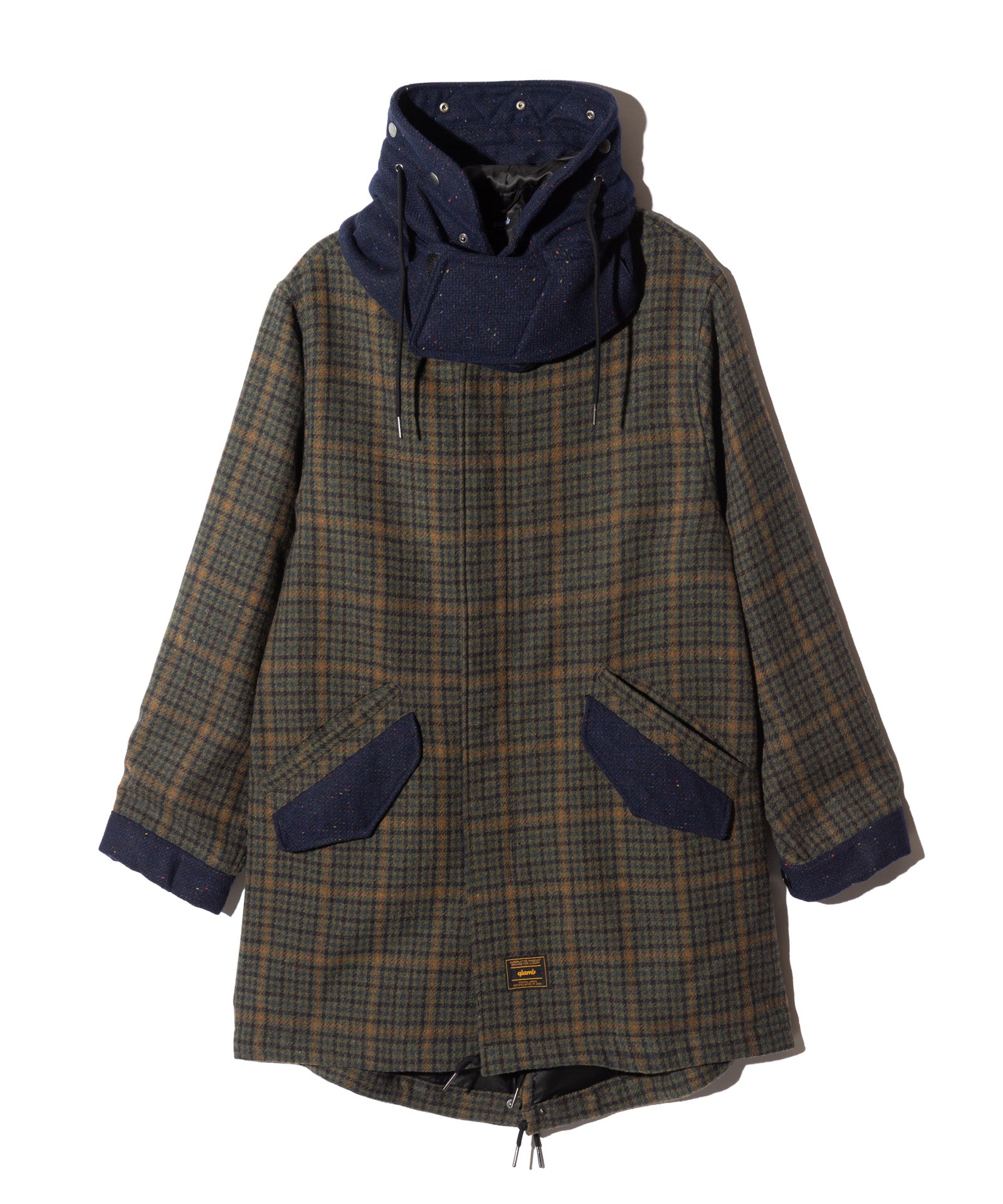 GB0326/JKT11 : High Neck Mods Coat / ハイネックモッズコート