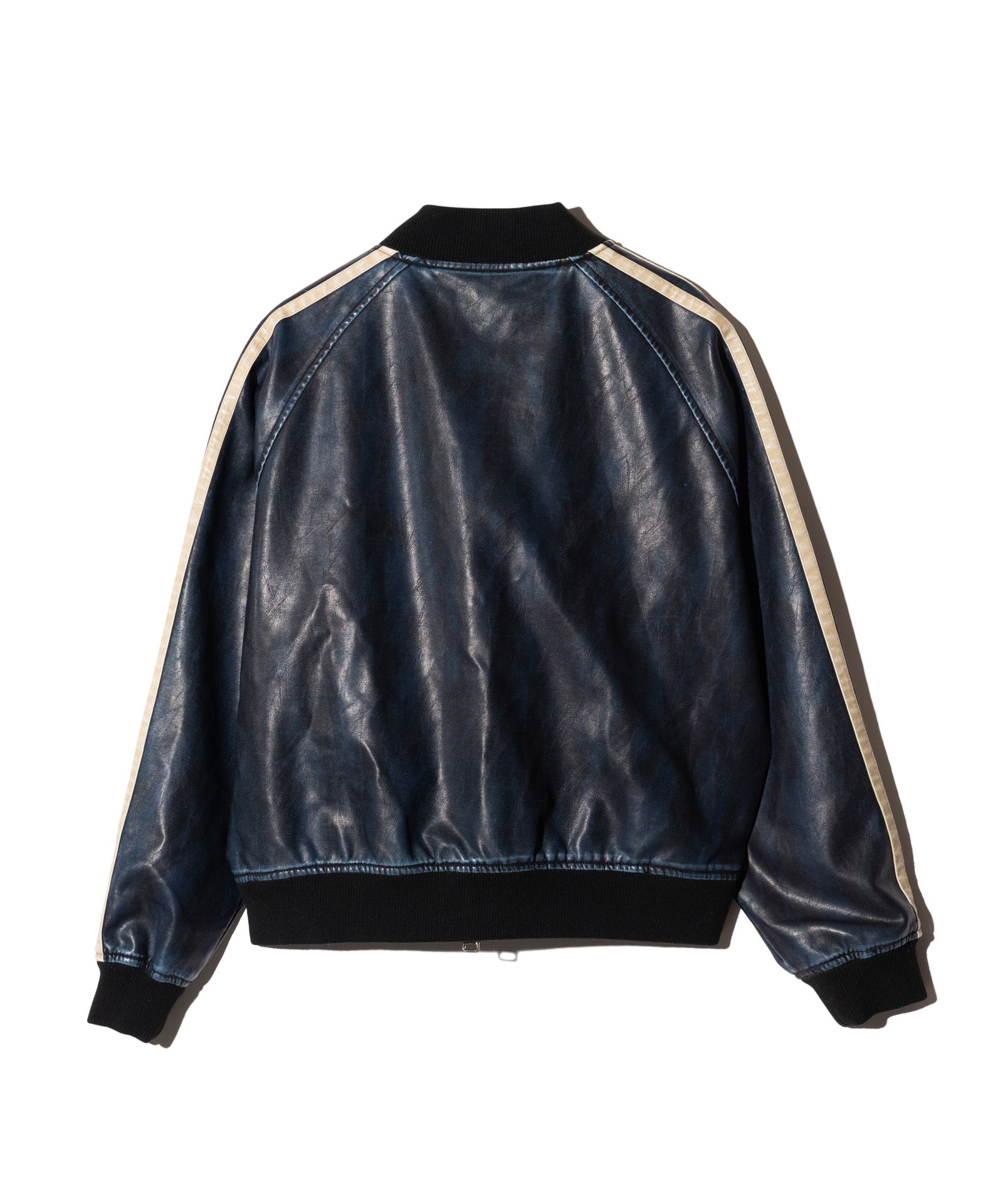 GB0326/JKT12 : Fade Leather Track Jacket / フェイドレザートラック