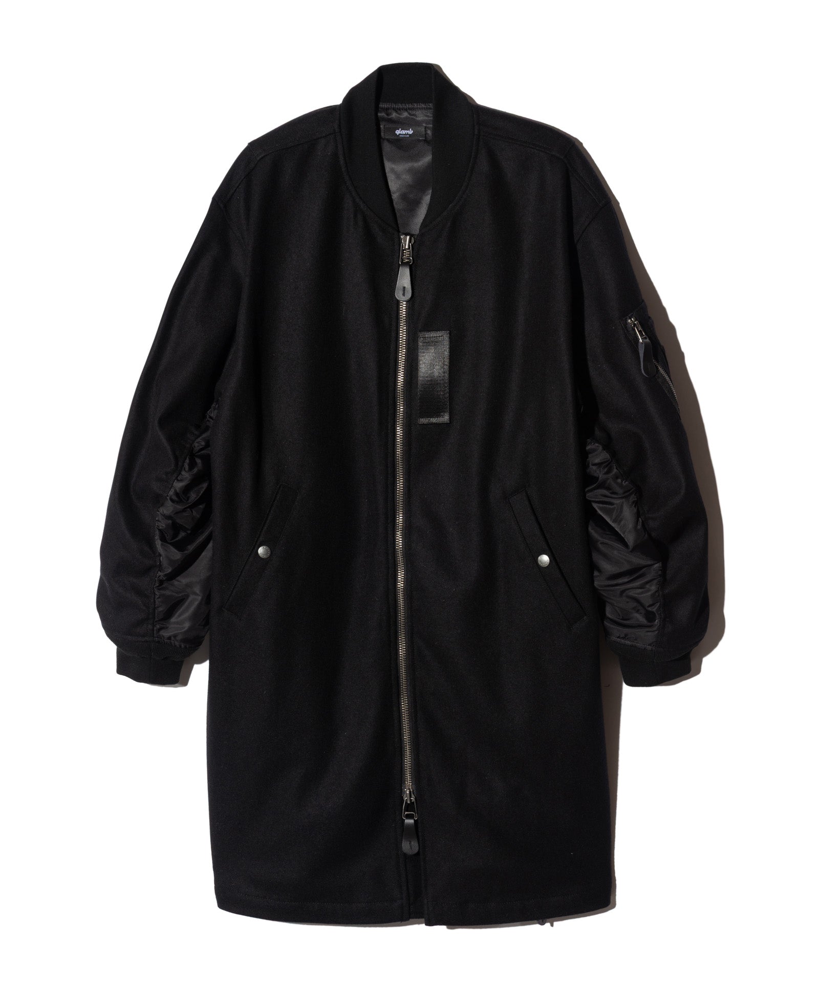 GB0326/JKT13 : Melton MA-1 Coat / メルトンMA-1コート | glamb