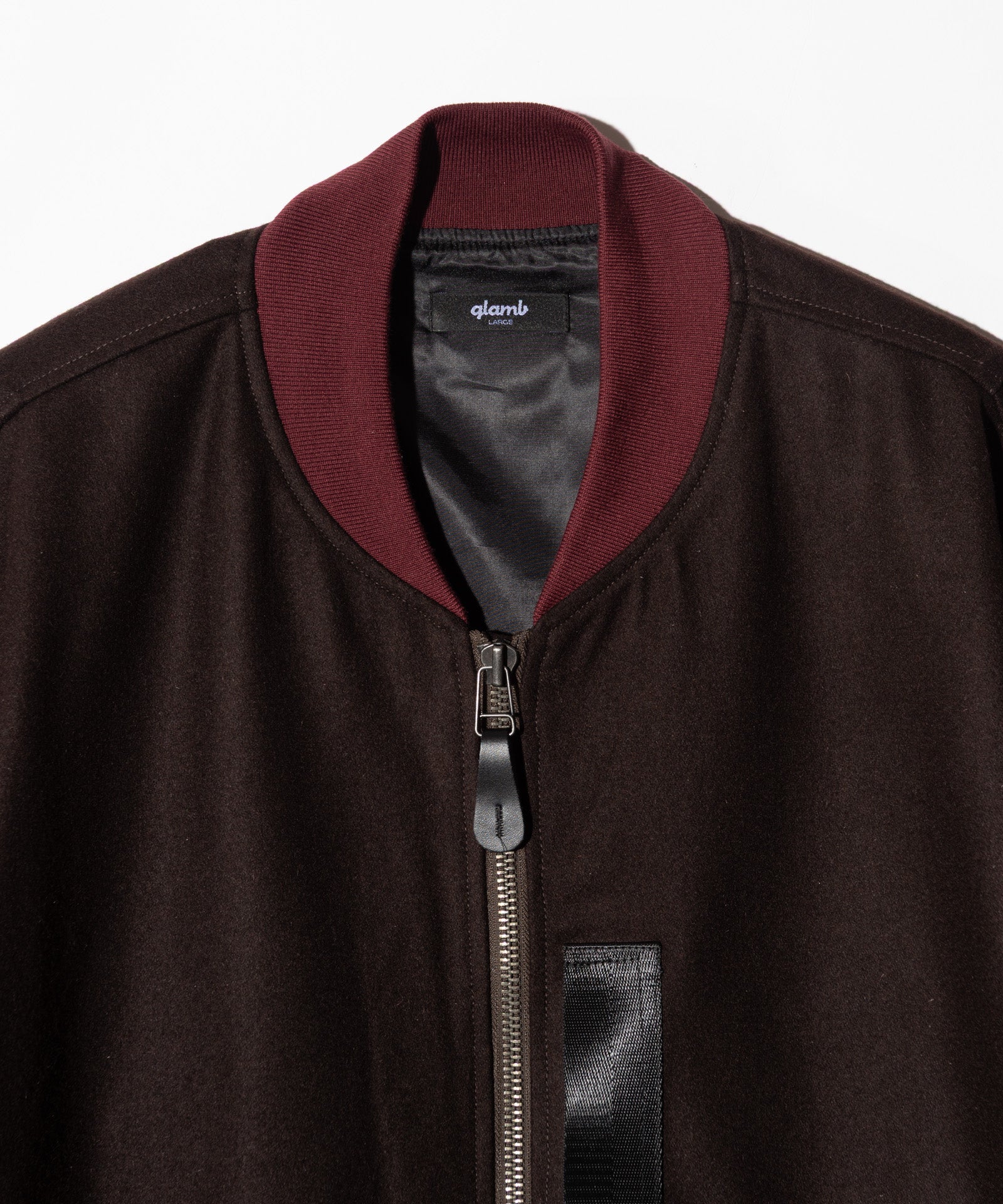 GB0326/JKT13 : Melton MA-1 Coat / メルトンMA-1コート | glamb
