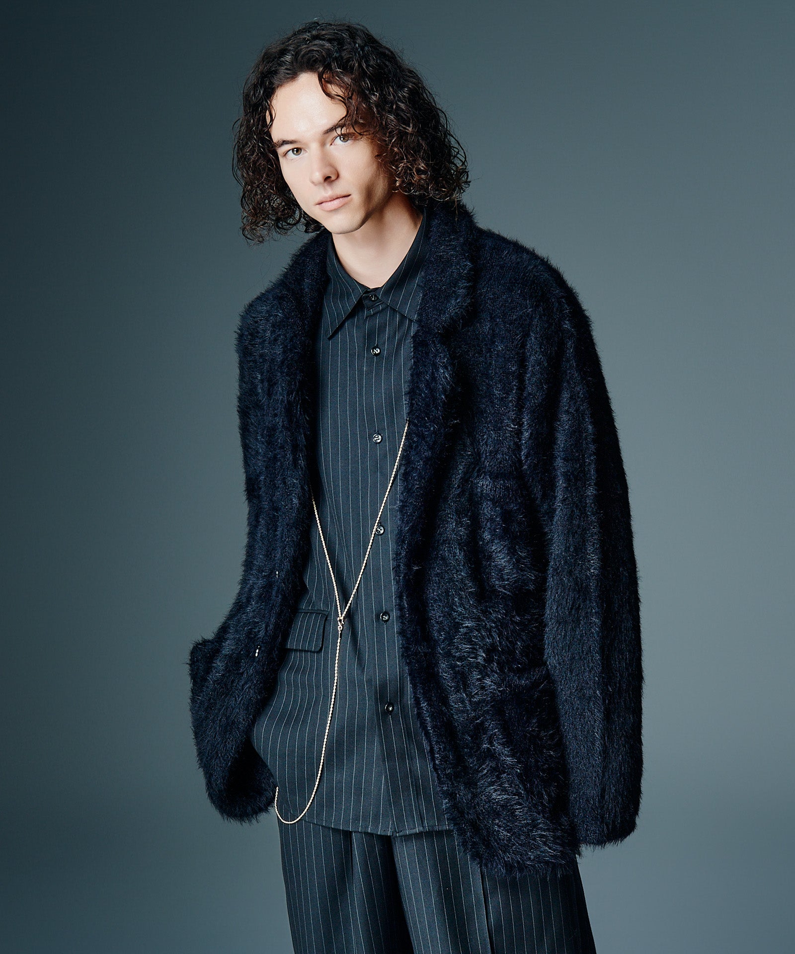 GB0326/JKT18 : Nylon Feather Tailored Jacket / ナイロンフェザー
