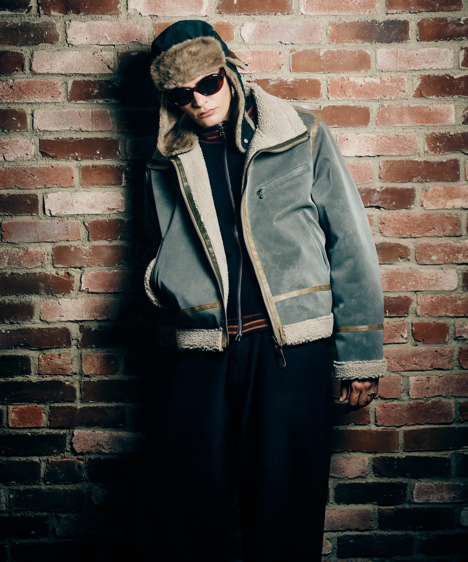 Block b ジャージ GB0326/KNT04 : Knit Jersey Blouson / ニットジャージブルゾン