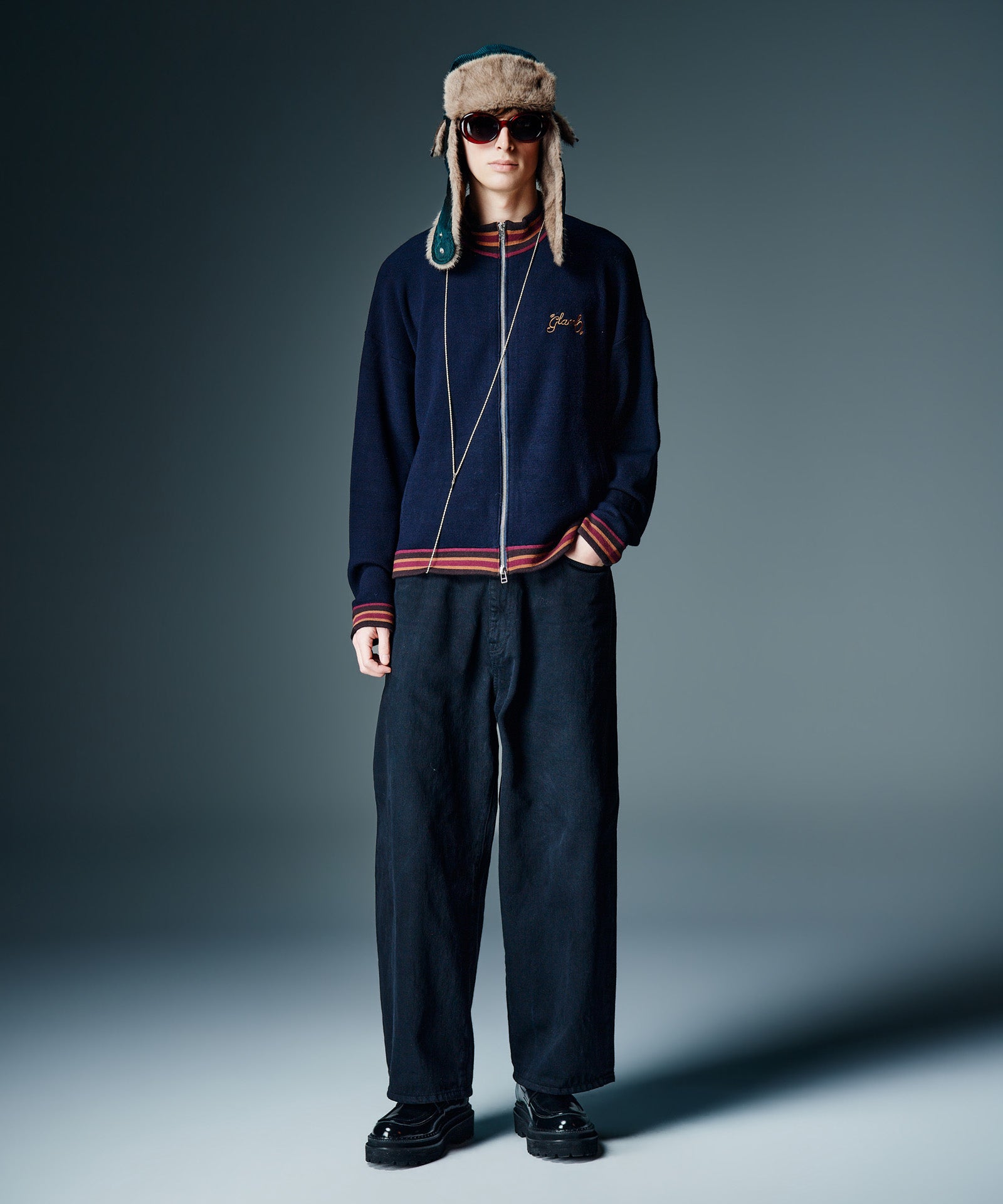 GB0326/KNT04 : Knit Jersey Blouson / ニットジャージブルゾン