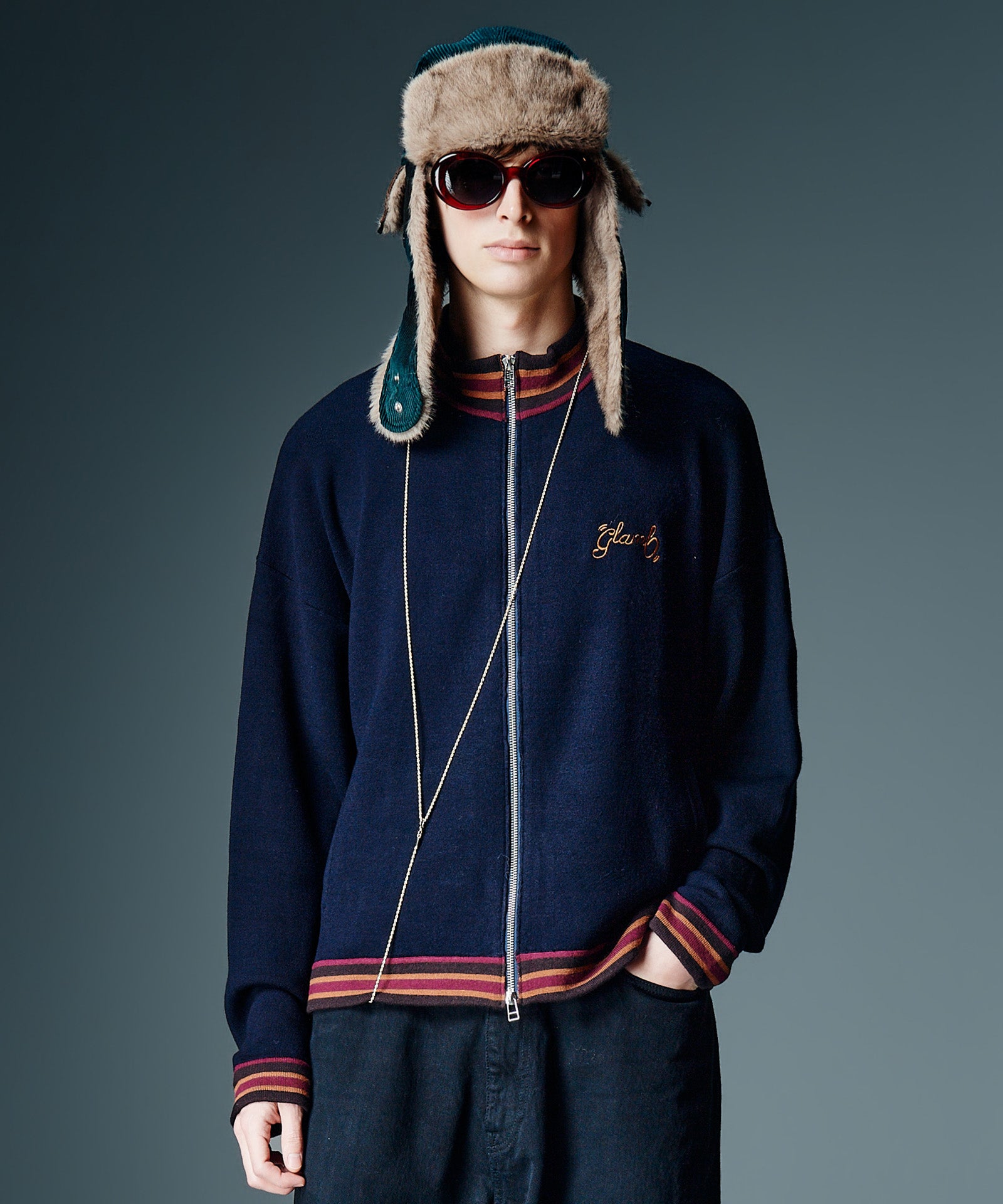 GB0326/KNT04 : Knit Jersey Blouson / ニットジャージブルゾン