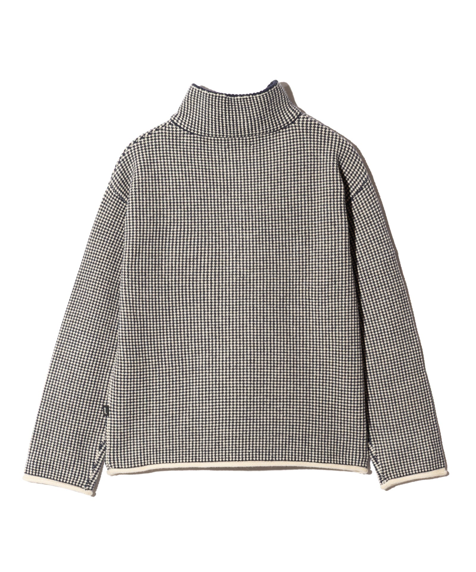 GB0326/KNT05 : High Neck Half Zip Knit / ハイネックハーフジップ