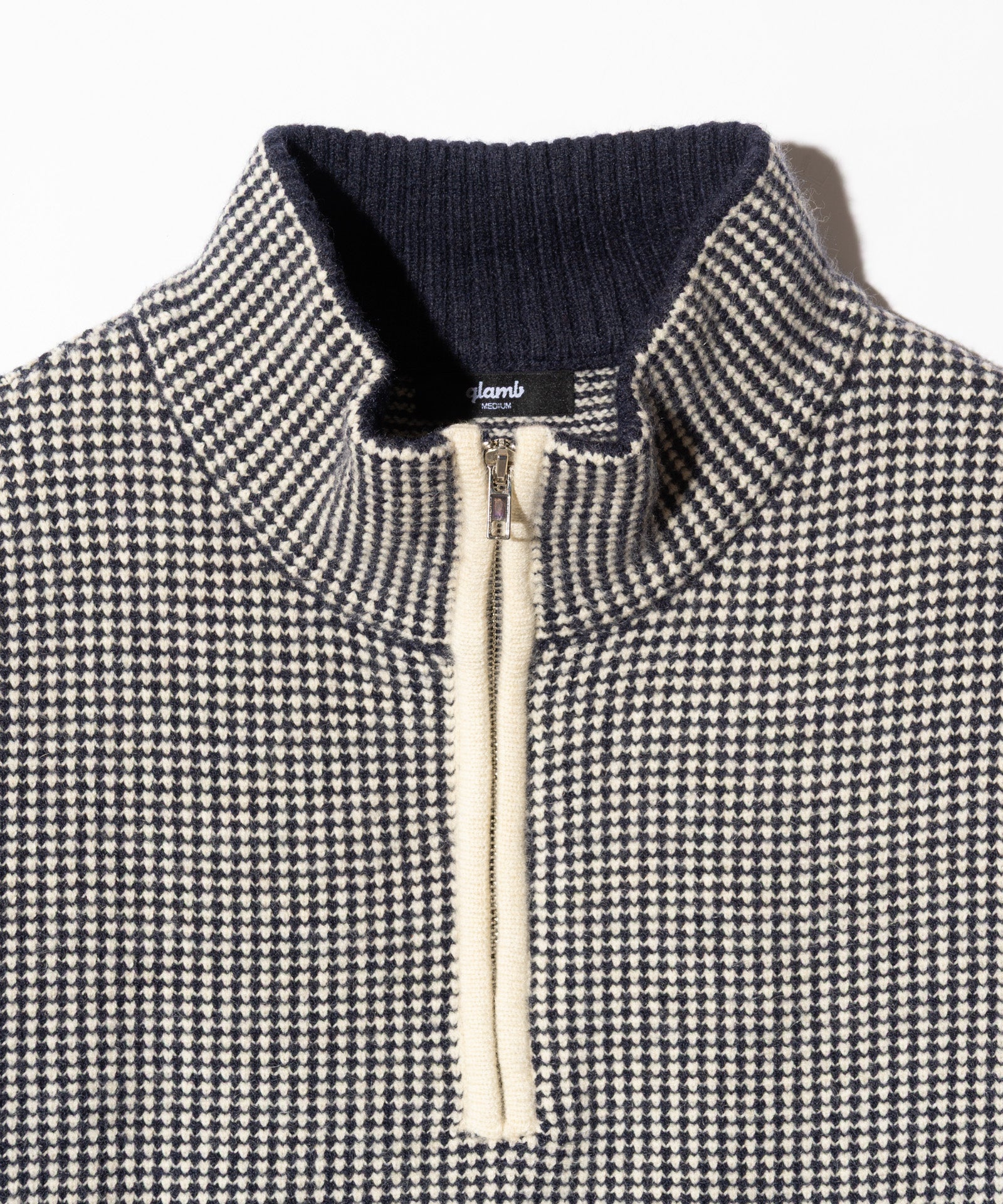 GB0326/KNT05 : High Neck Half Zip Knit / ハイネックハーフジップ