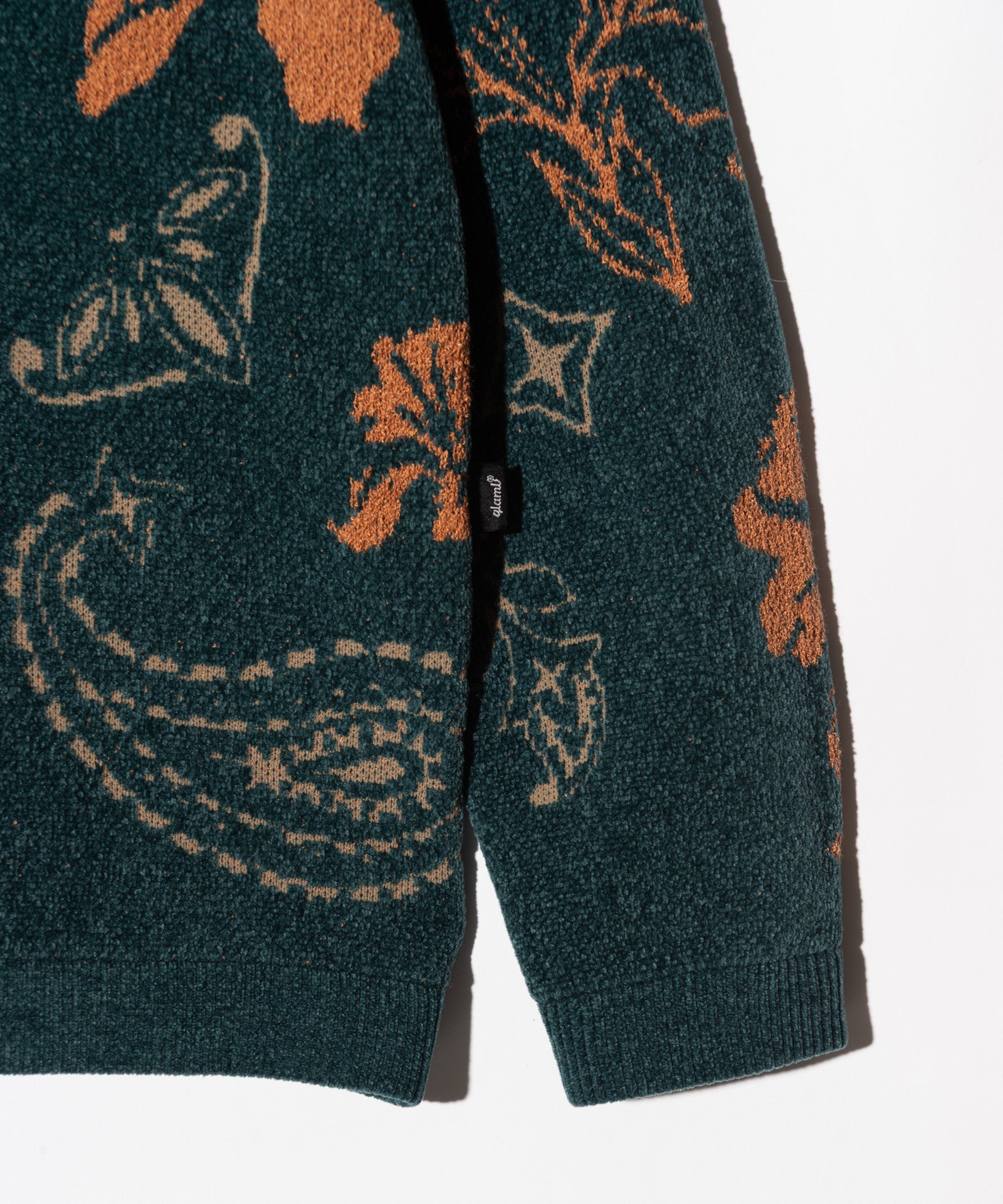 GB0326/KNT06 : Flower Paisley Cardigan / フラワーペイズリー