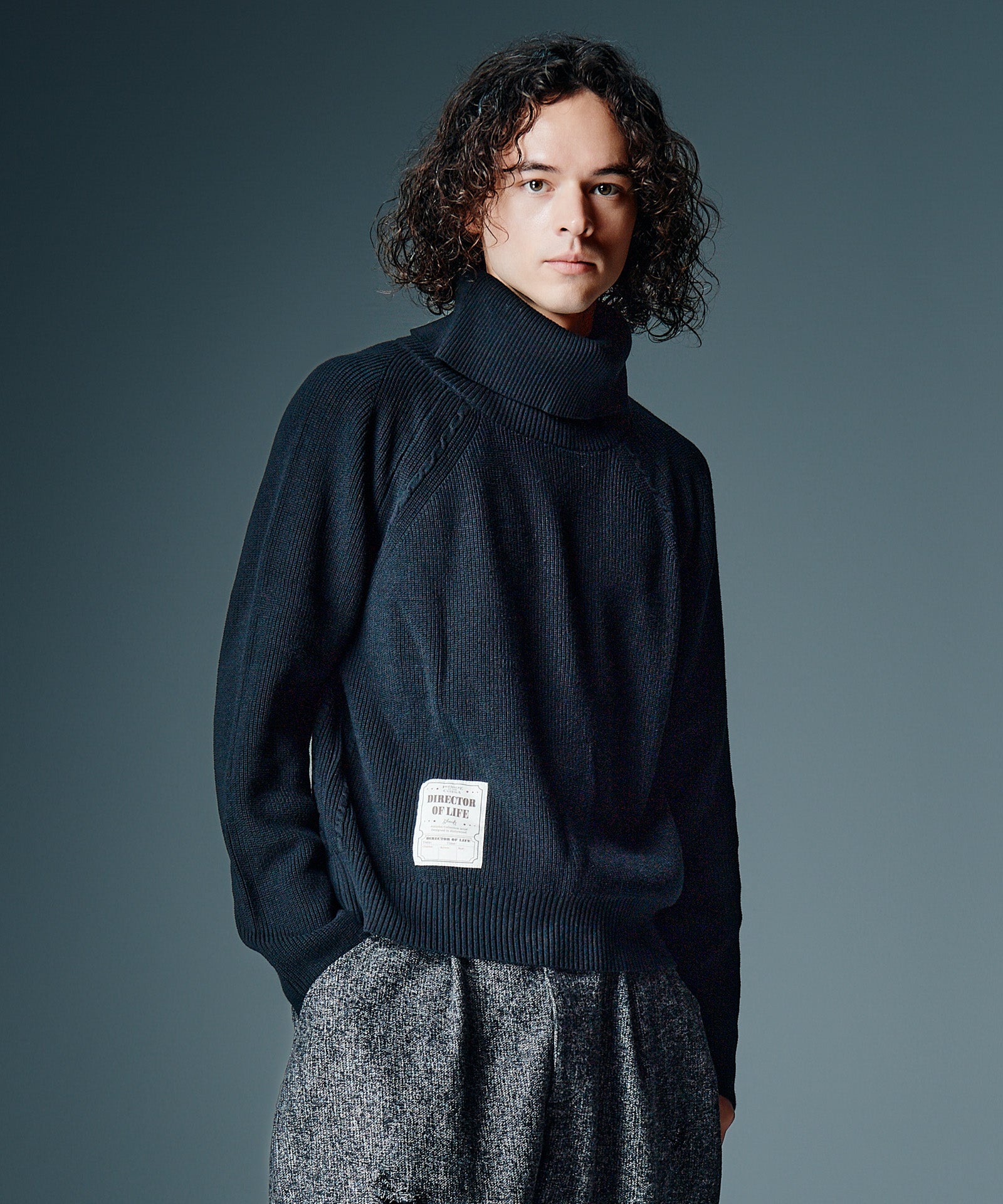 新品未使用タグ付き　leinwande loop turtle knit ニット Design Stories -leinwände Knit Collection- | leinwände | ライン