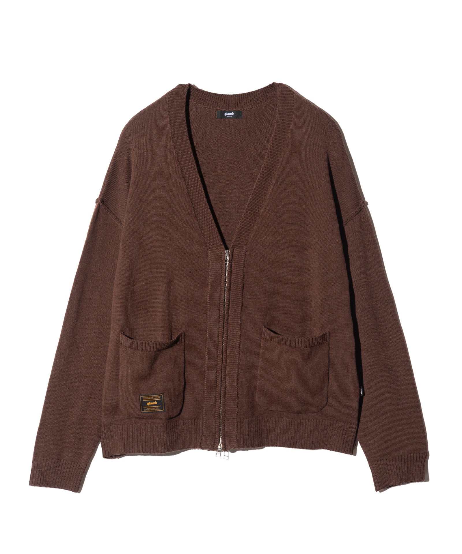 GB0326/KNT12 : Zip Knit Cardigan / ジップニットカーディガン