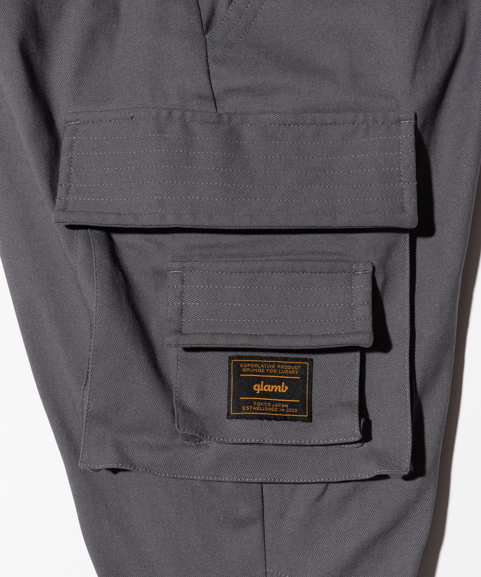 GB0326/P01 : Sarrouel Rib Cargo Pants / サルエルリブカーゴパンツ