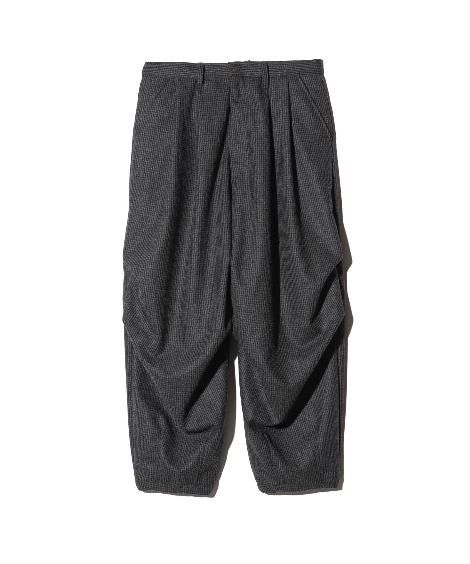 glamb Knee Tuck Pants グラム ニータックパンツ グレー Suspender Knee Tuck Slacks / サスペンダーニータックスラックス