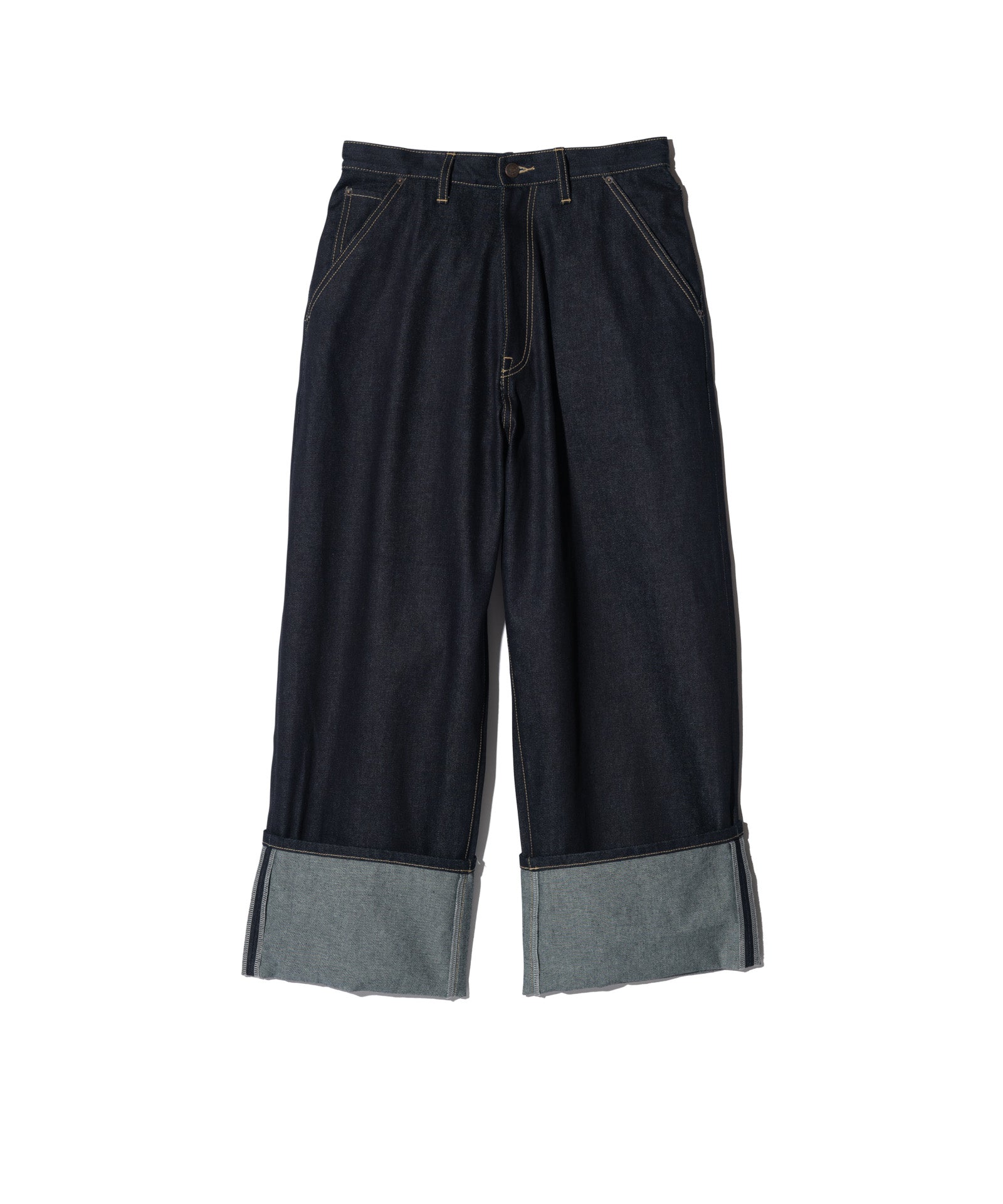 GB0326/P11 : Roll Up Baggy Denim / ロールアップバギーデニム