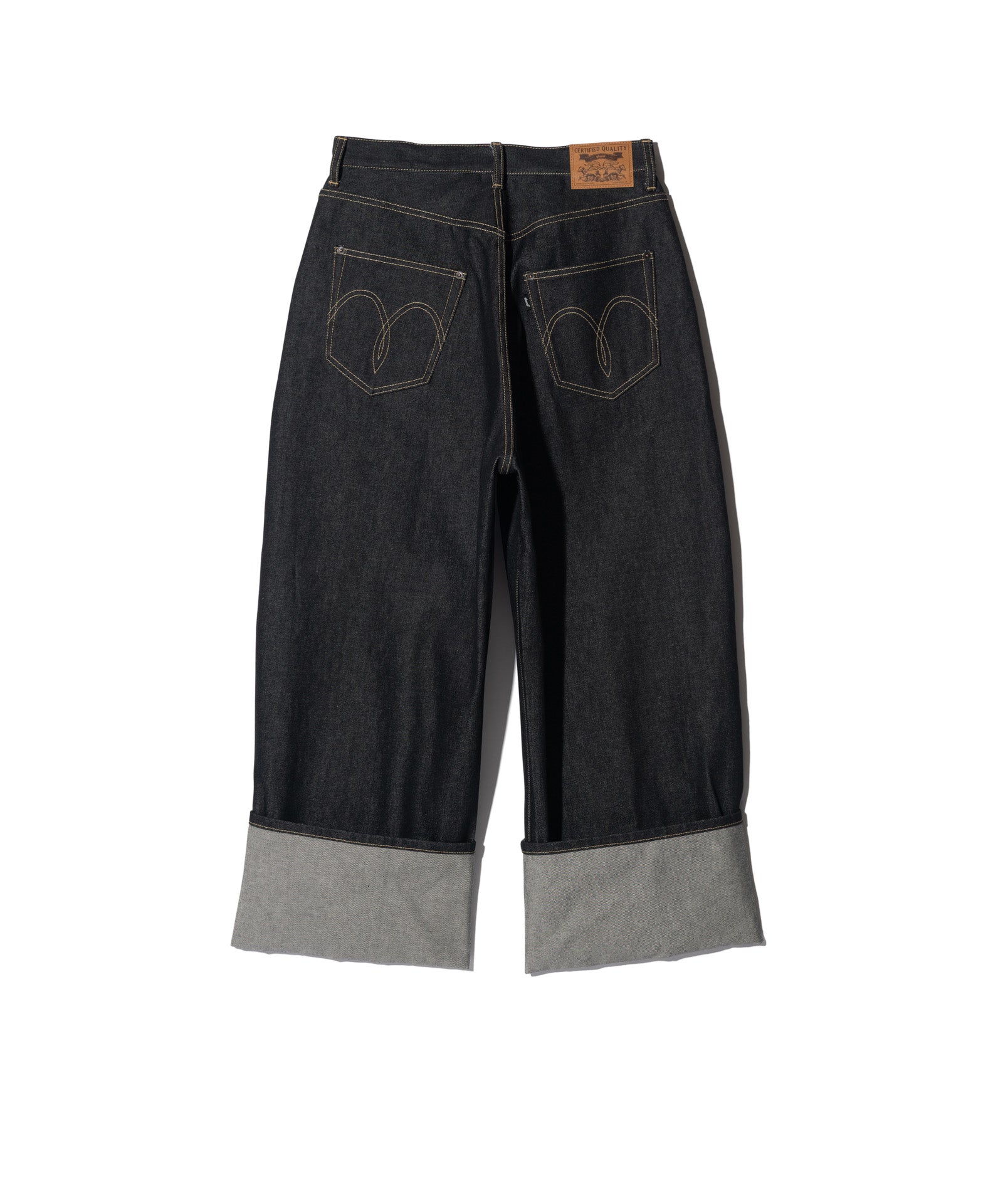 GB0326/P11 : Roll Up Baggy Denim / ロールアップバギーデニム