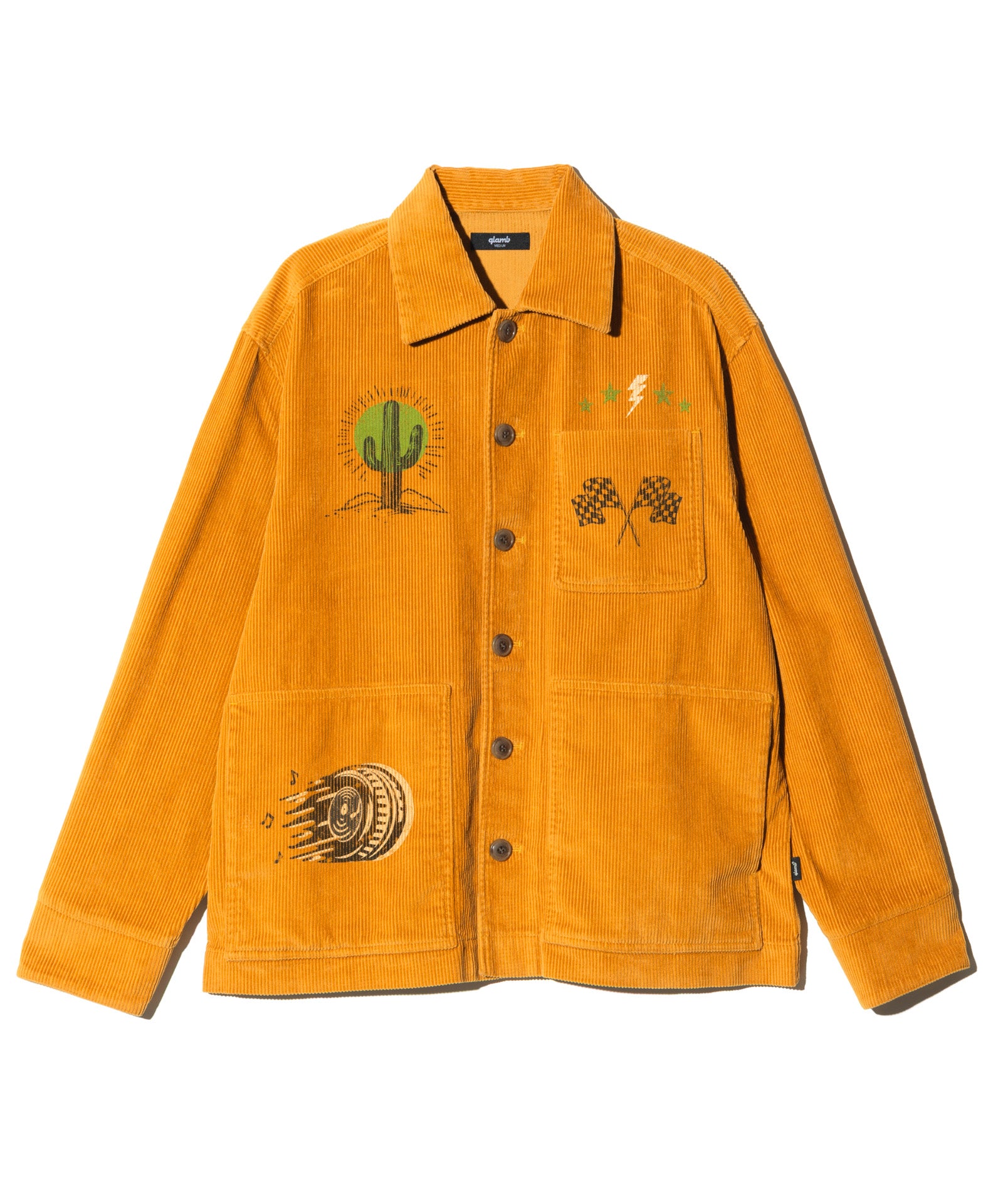 GB0326/SH01 : Good Luck Corduroy Shirt / グッドラックコーデュロイ