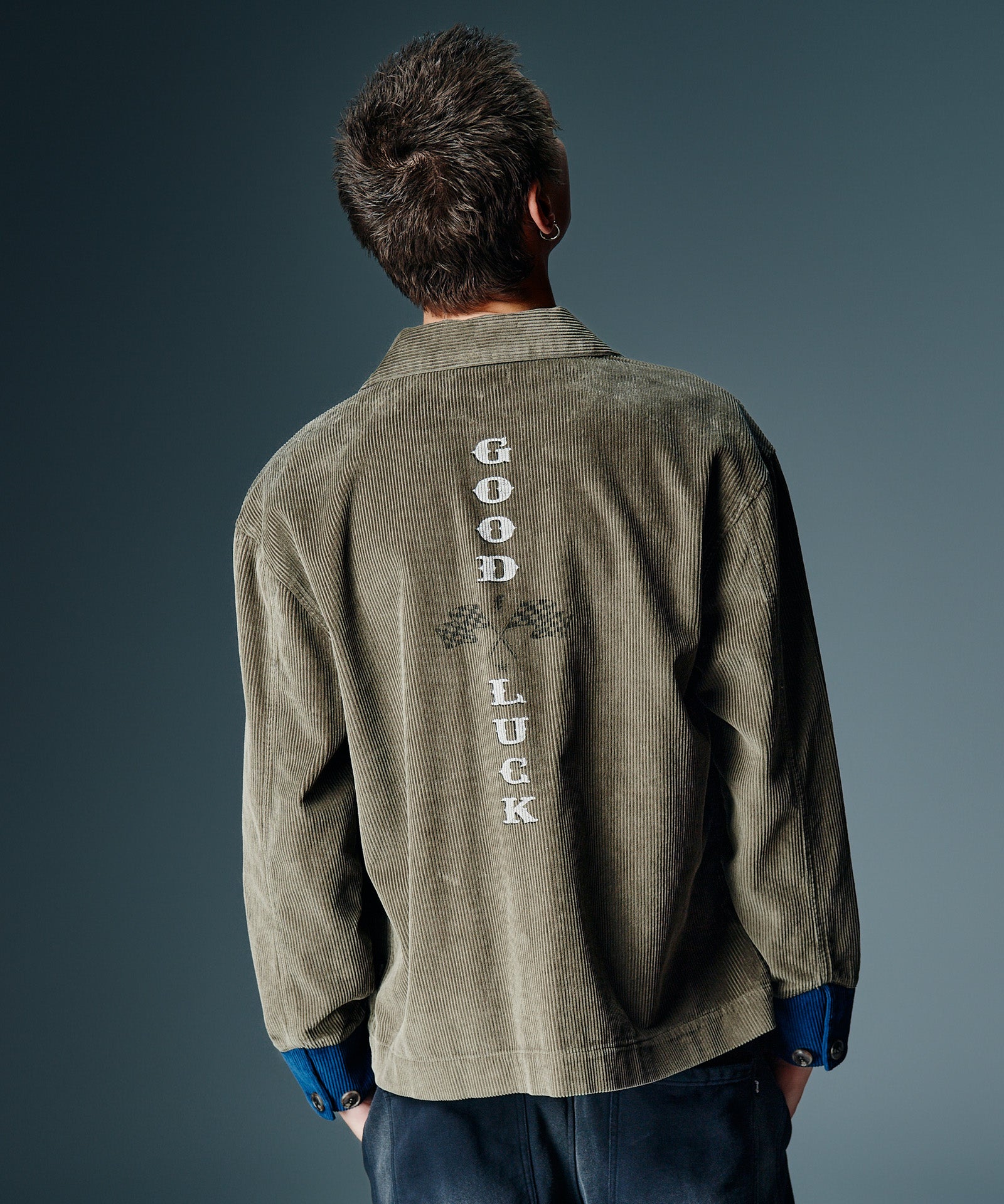GB0326/SH01 : Good Luck Corduroy Shirt / グッドラックコーデュロイ