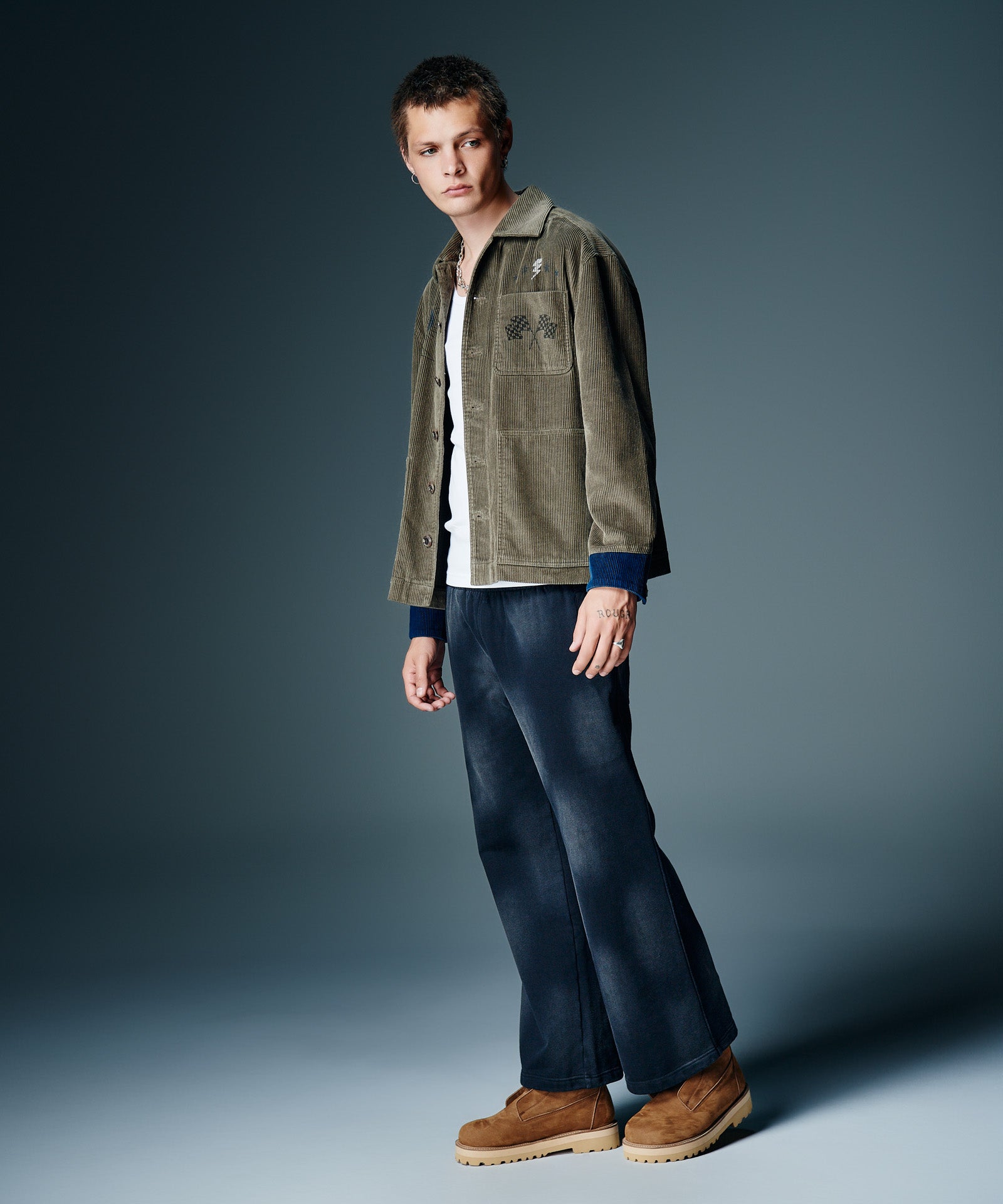 GB0326/SH01 : Good Luck Corduroy Shirt / グッドラックコーデュロイ