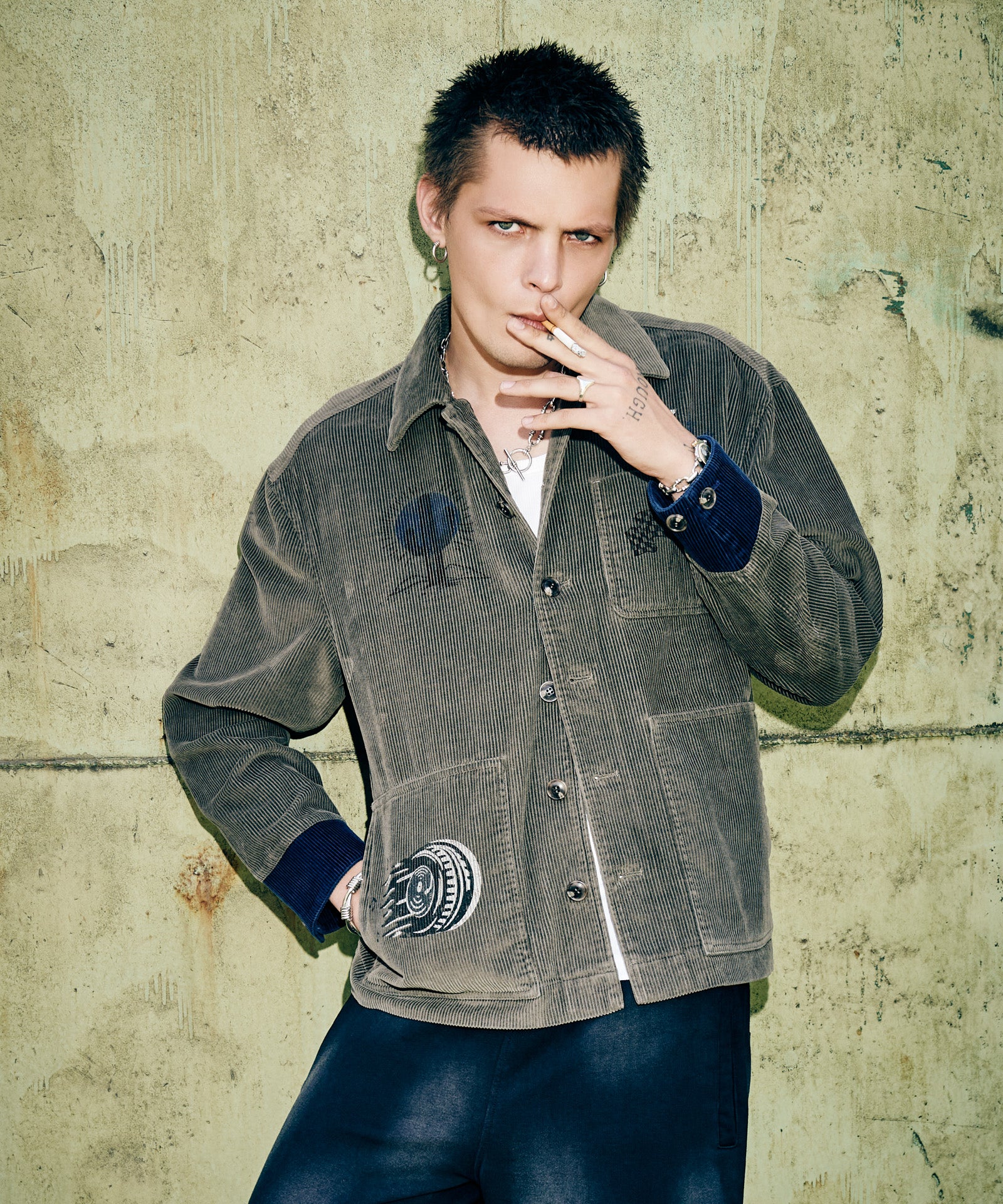 GB0326/SH01 : Good Luck Corduroy Shirt / グッドラックコーデュロイ