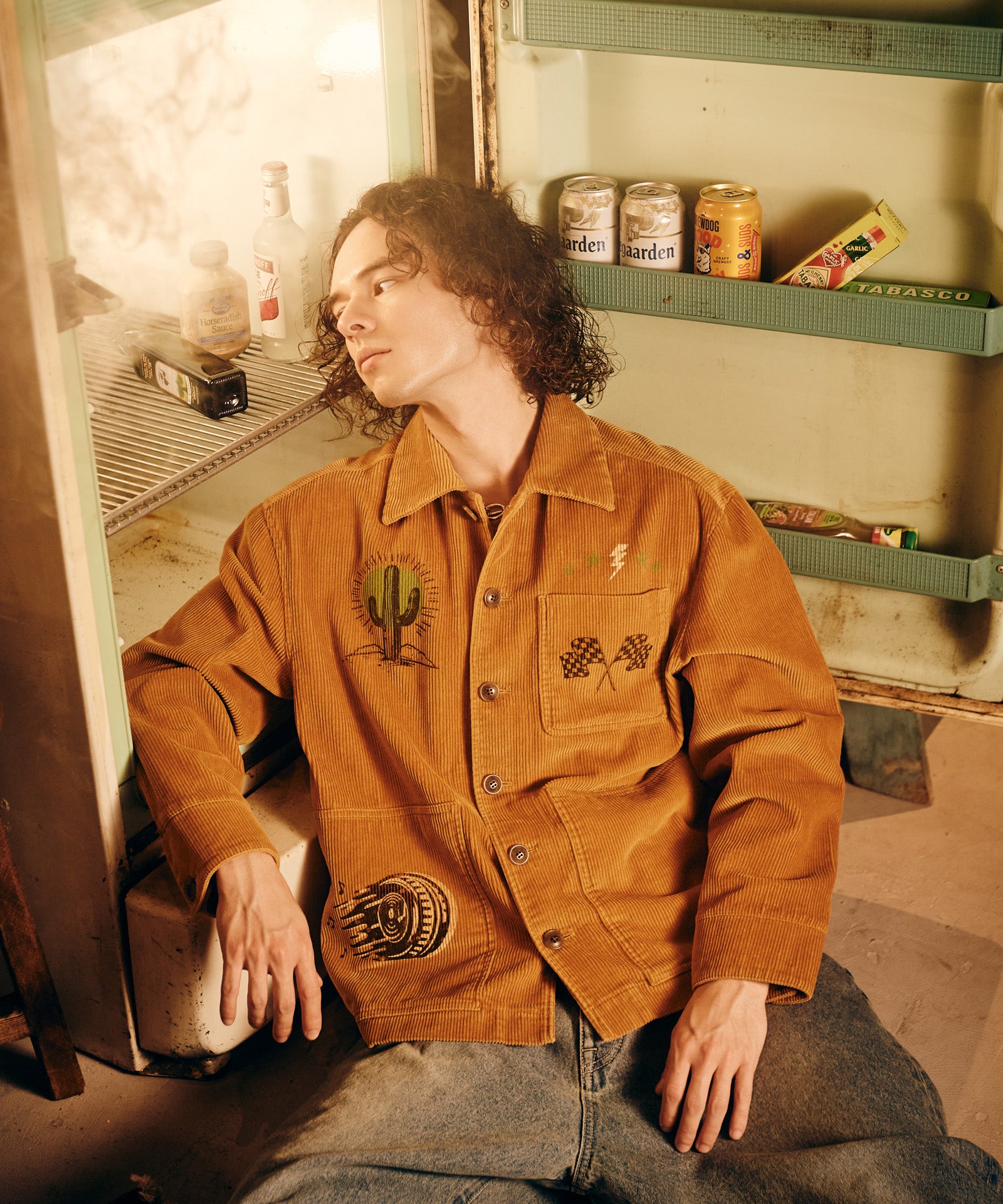 GB0326/SH01 : Good Luck Corduroy Shirt / グッドラックコーデュロイ