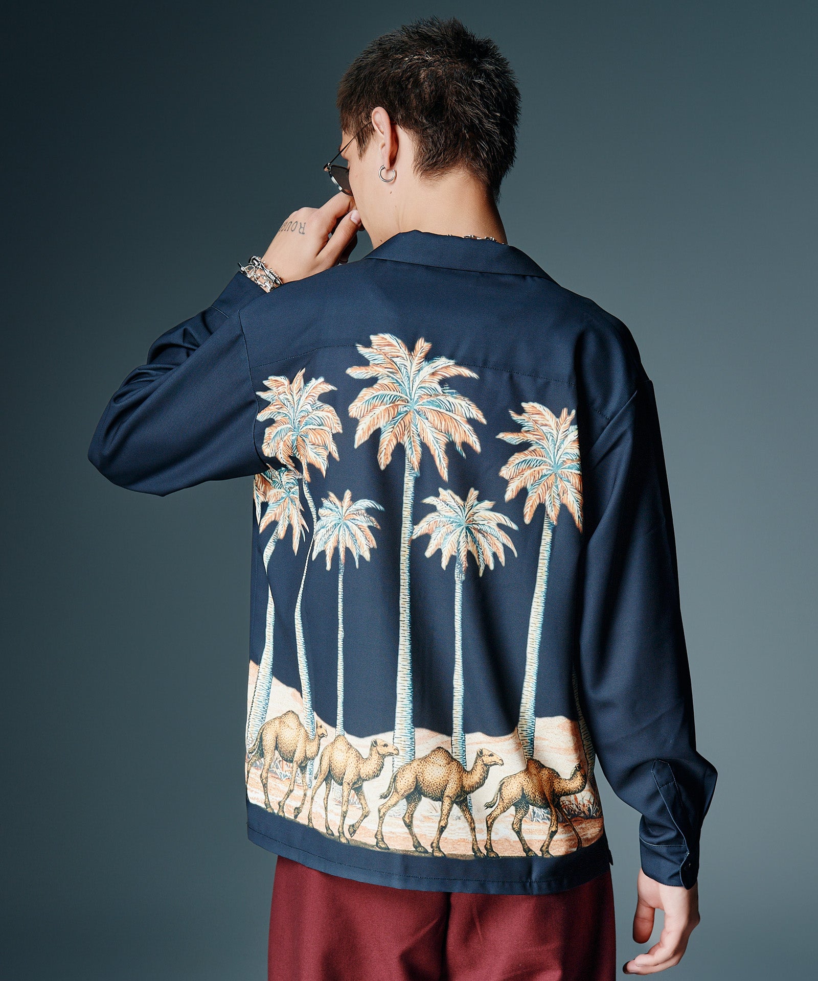 GB0326/SH02 : Desert Parade Aloha Shirt / デザートパレードアロハ