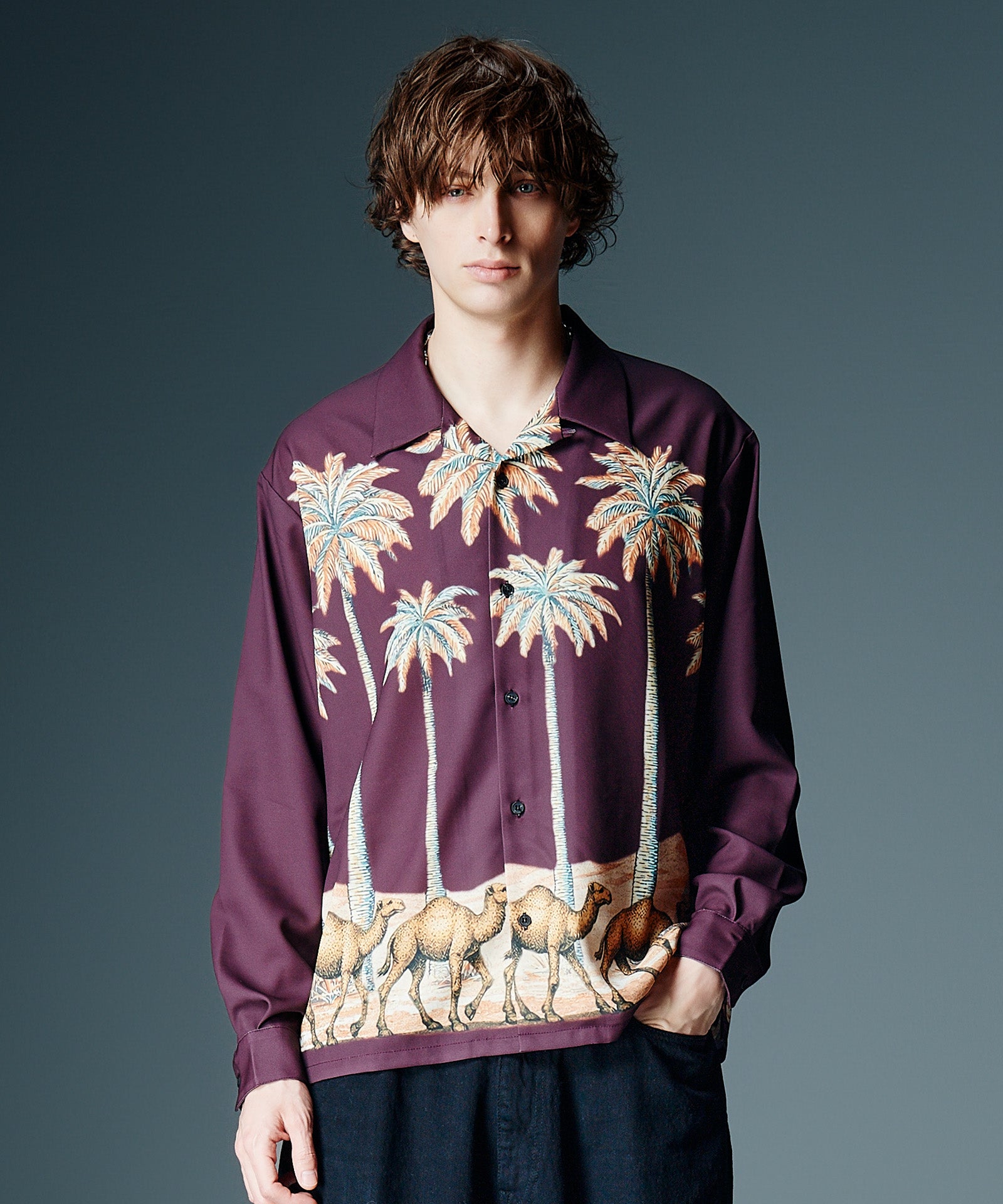 GB0326/SH02 : Desert Parade Aloha Shirt / デザートパレードアロハ