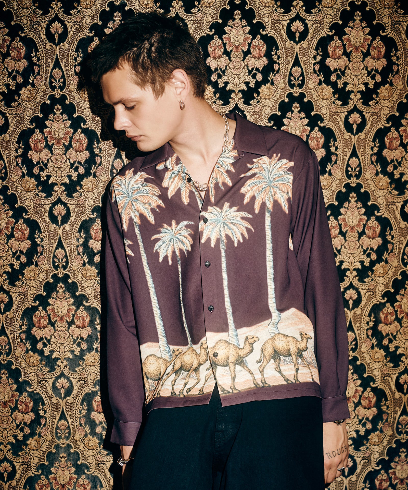 GB0326/SH02 : Desert Parade Aloha Shirt / デザートパレードアロハ