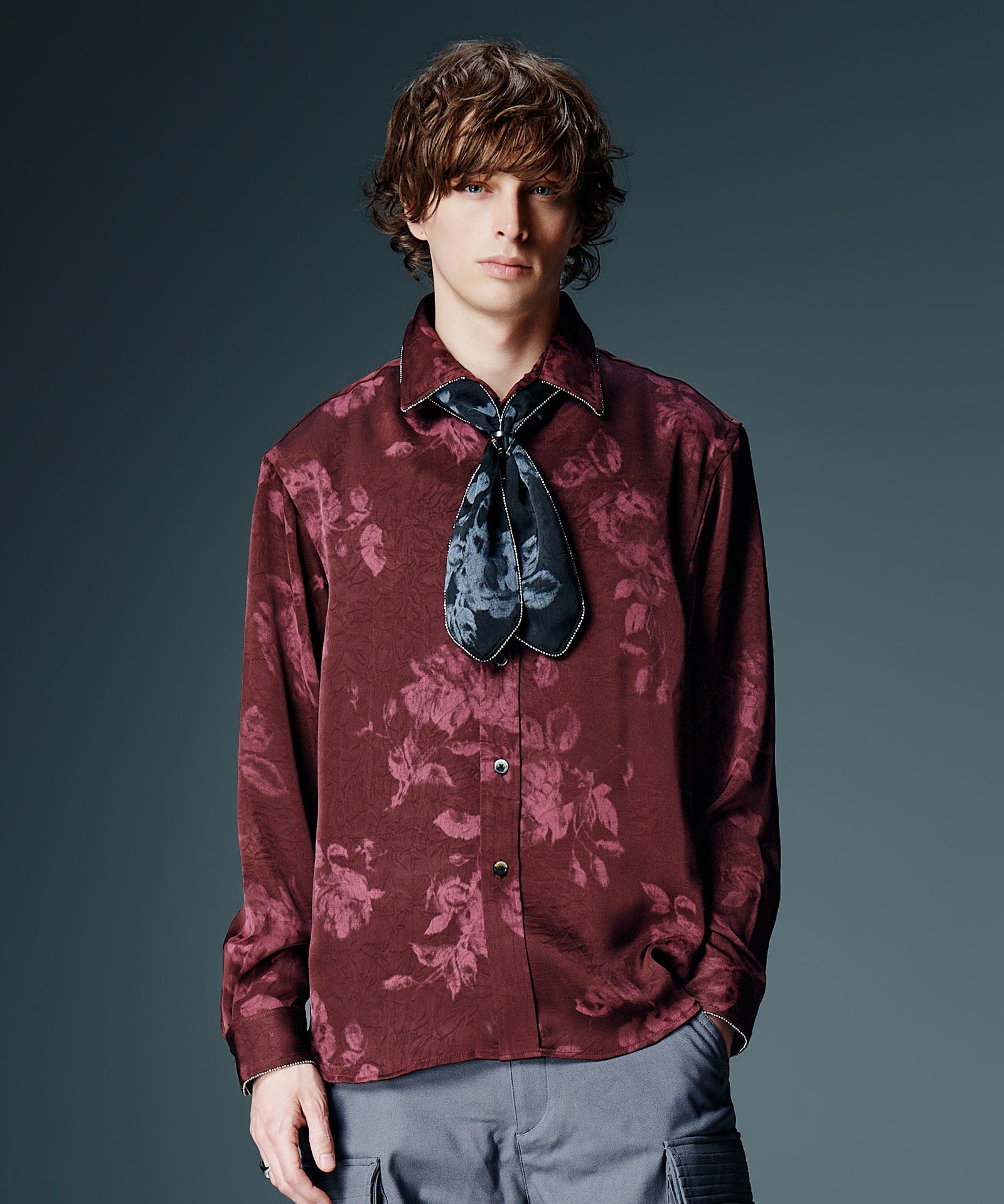 GB0326/SH04 : Studs Line Shirt II / スタッズラインシャツII | glamb