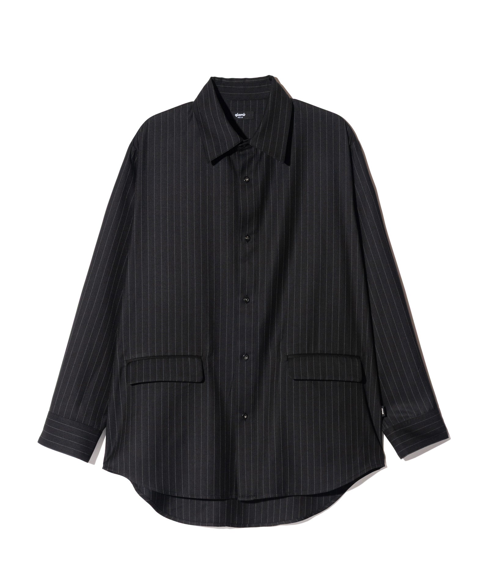 GB0326/SH05 : Suit Fabric Oversize Shirt / スーツファブリック