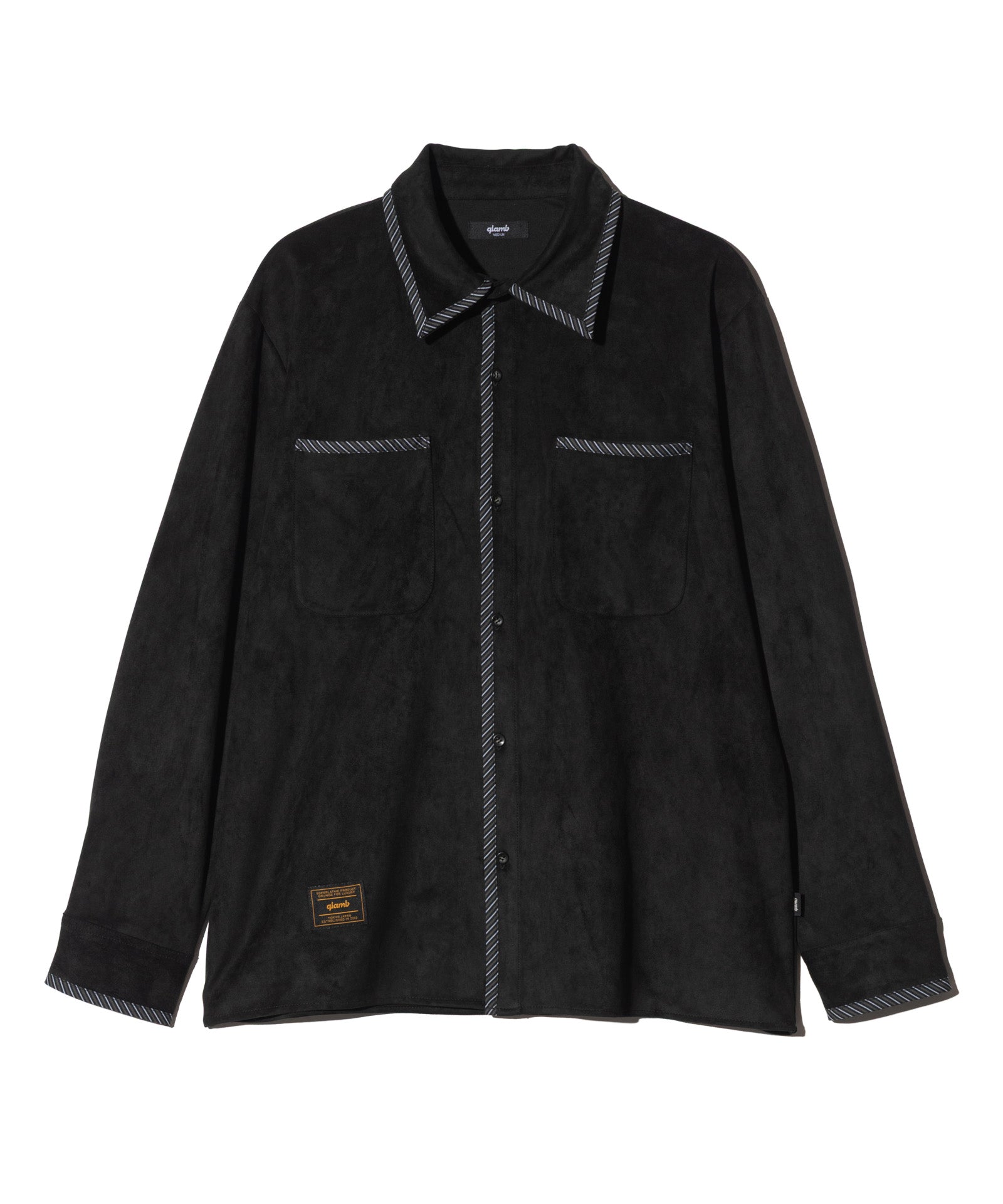 GB0326/SH09 : Velour Pajamas Shirt / ベロアパジャマシャツ | glamb