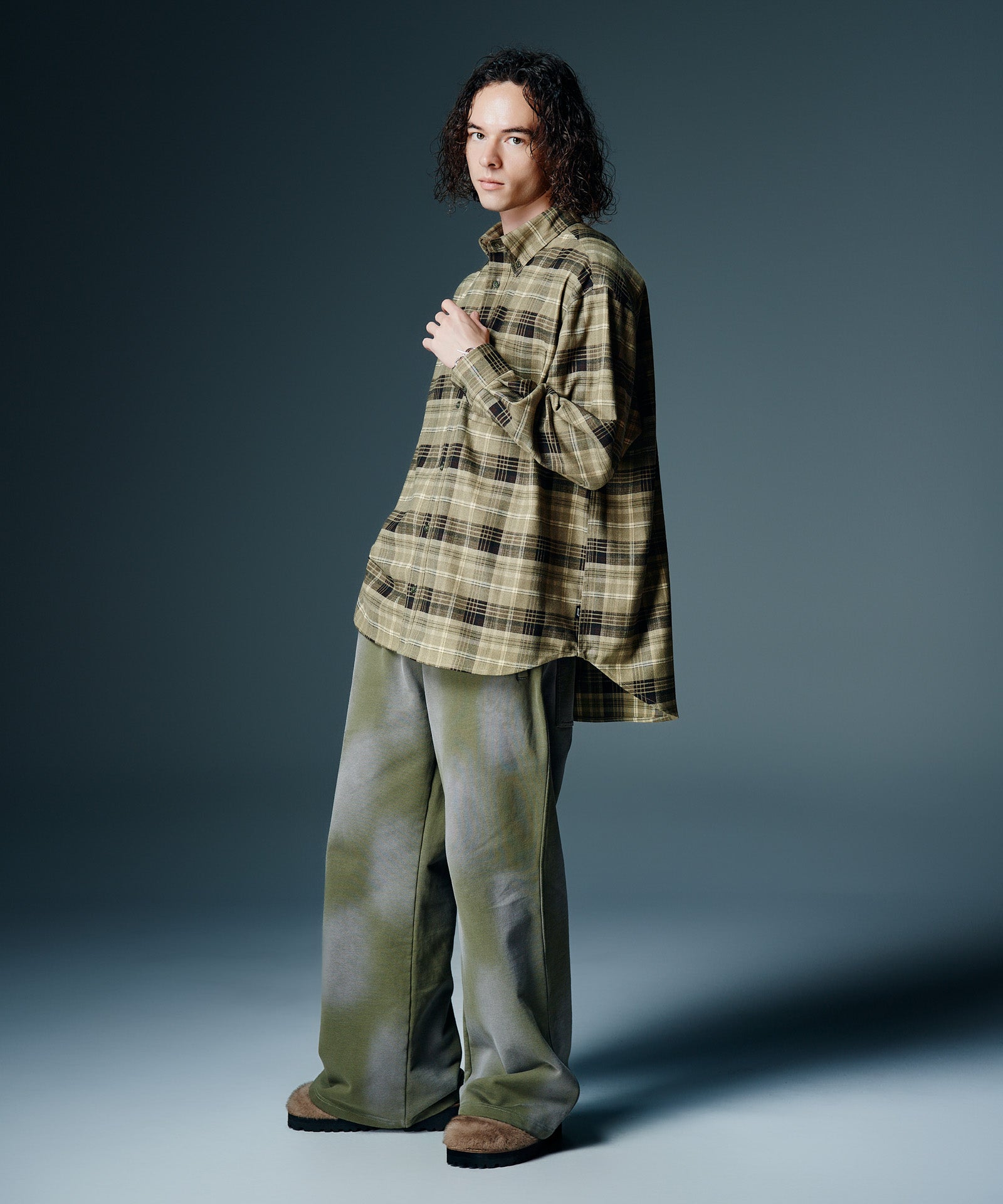 GB0326/SH10 : Extra Big Check Shirt / エクストラビッグチェック