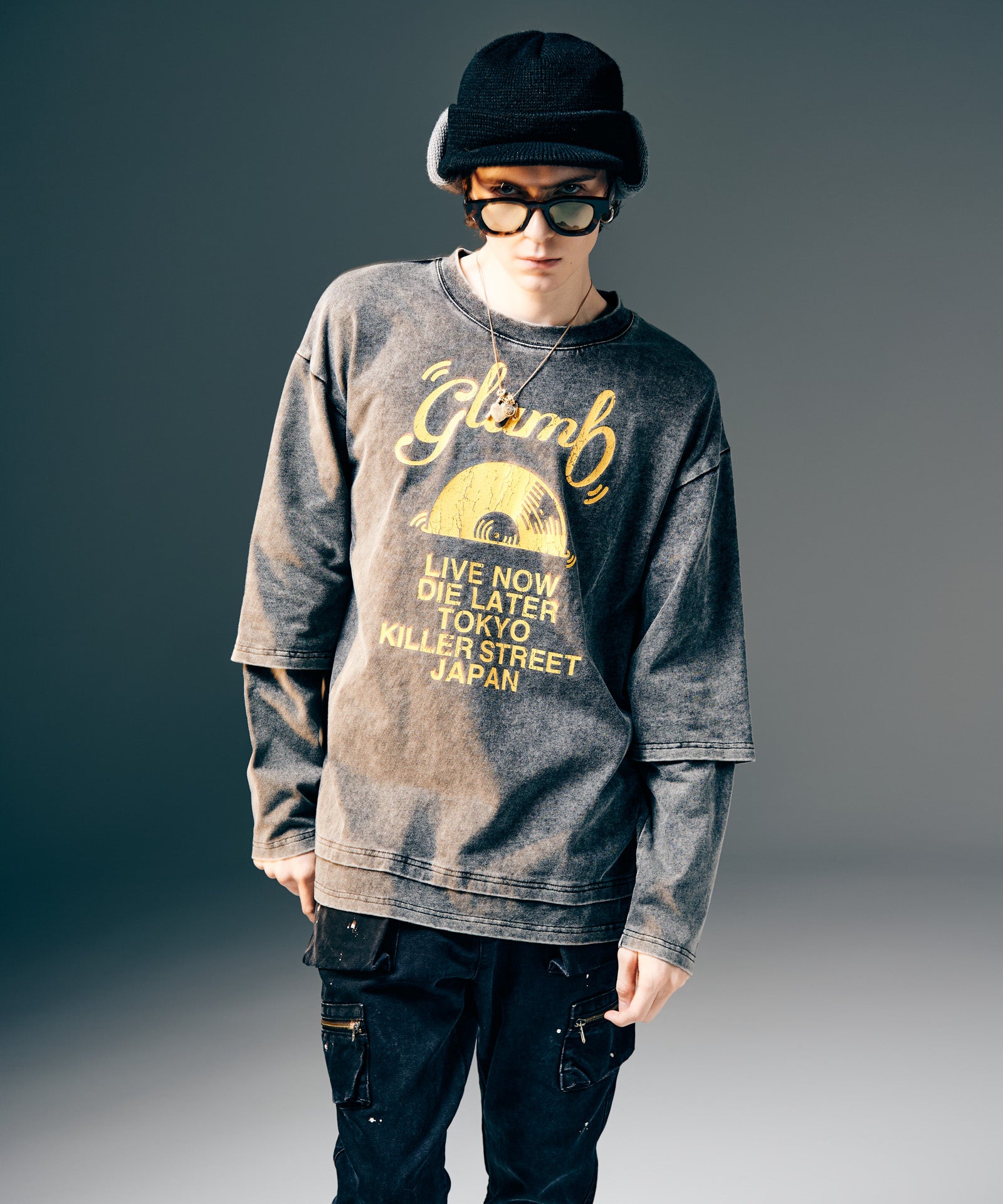 Layered Acid Cutsew / レイヤードアシッドカットソー