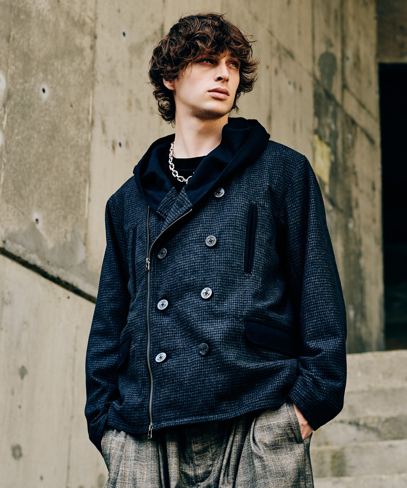 glamb グラム　Carol Pea Coat キャロルピーコート GB0425/JKT09 : Carol Pea Coat / キャロルピーコート – glamb Online