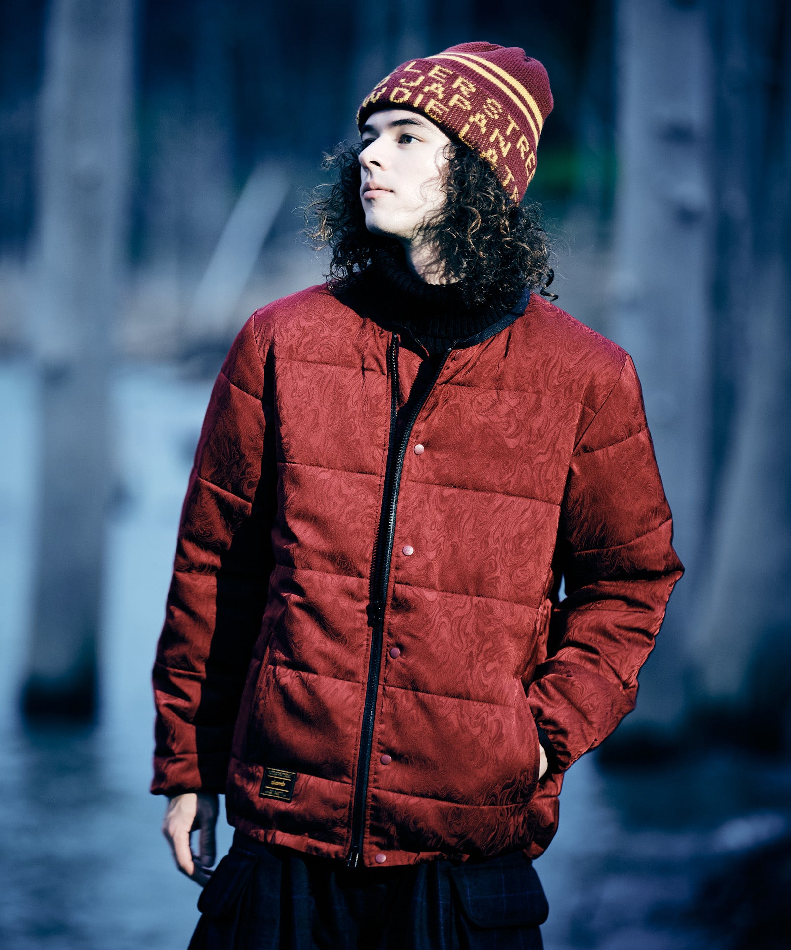 GB0425/JKT10 : Paisley Padded Jacket / ペイズリーパデッド