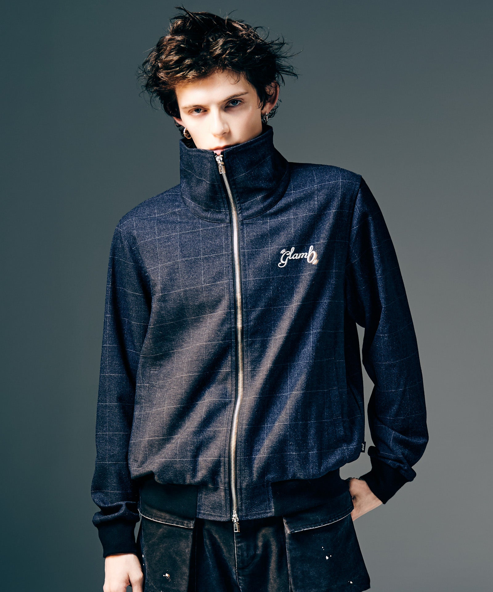 GB0425/JKT12: High Neck Track Jacket / High Neck Track