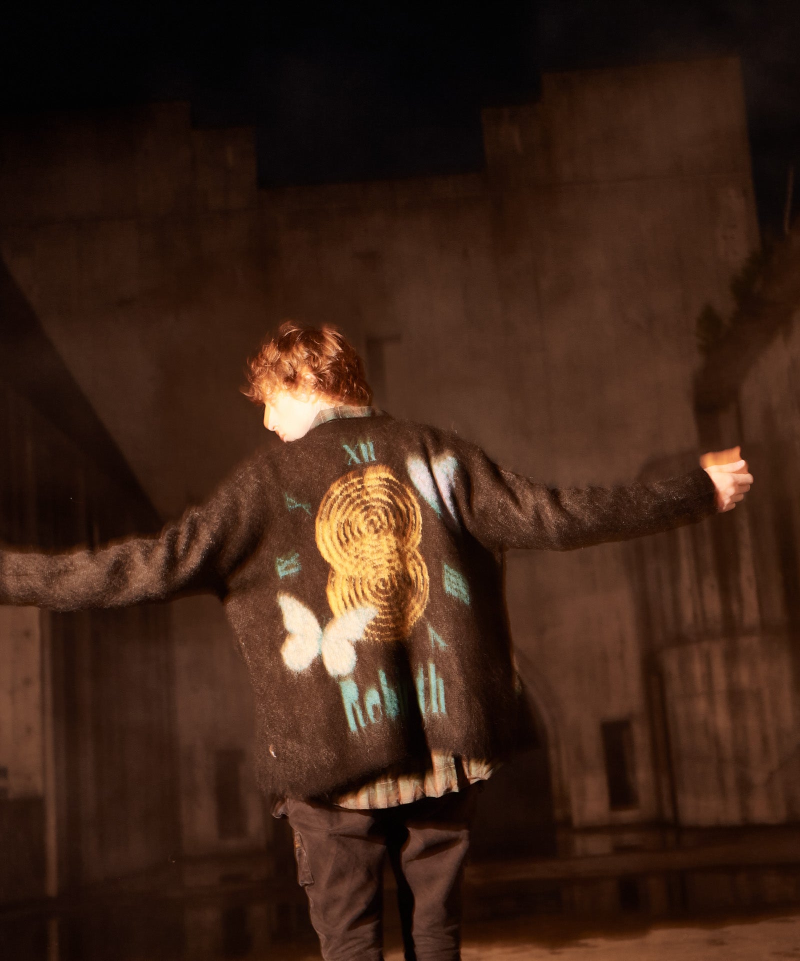 【nabe190様用】HACKNEYED /Burn After Reaping GB0425/KNT01 : Rebirth Cardigan / リバースカーディガン | glamb