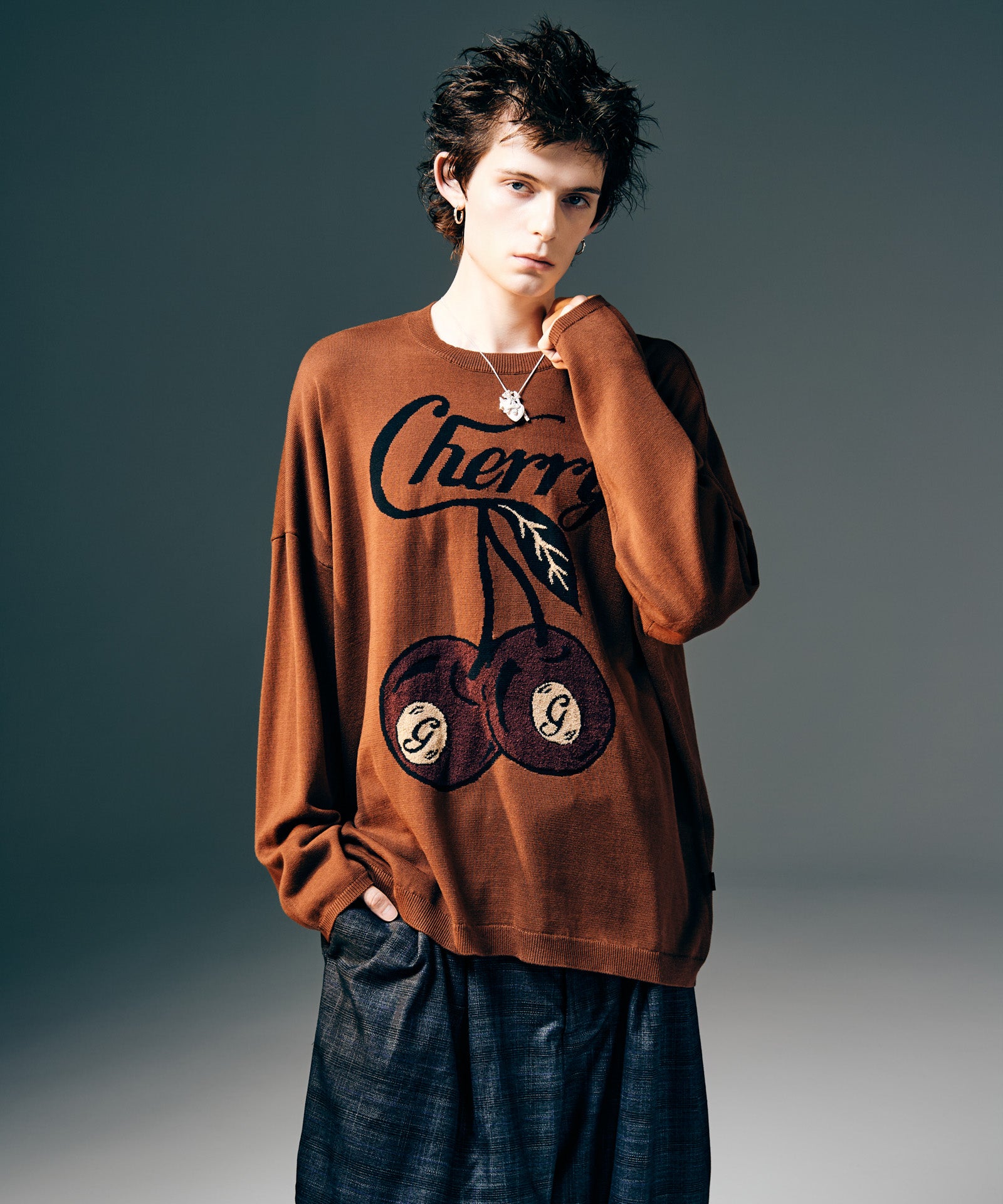 GB0425/KNT05 : Cherry Ball Knit / チェリーボールニット – glamb