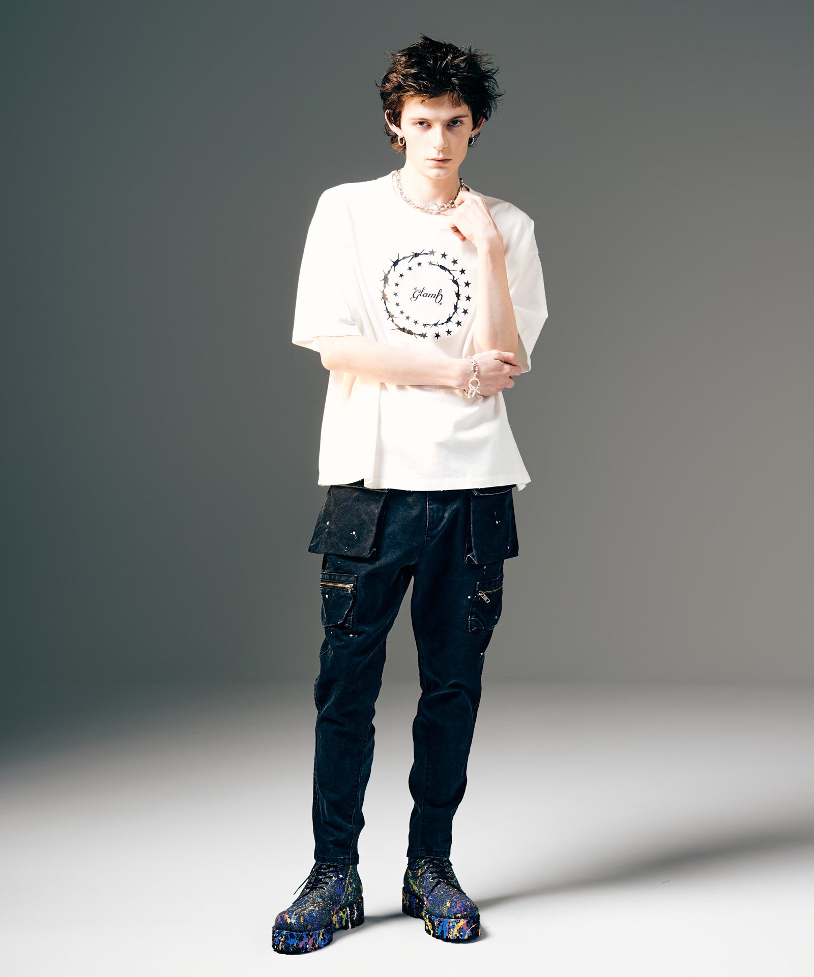GB0425/P02 : Snow Wash Cargo Pants / スノーウォッシュカーゴパンツ