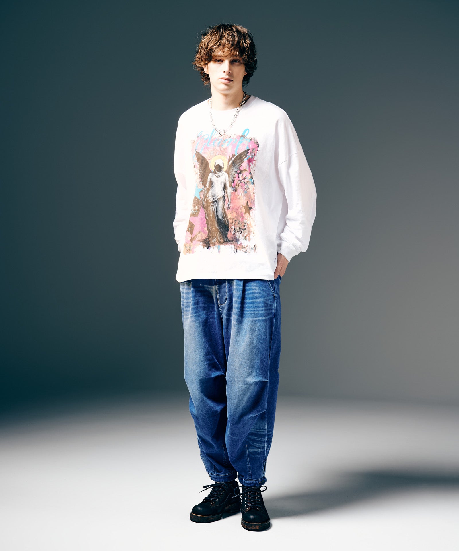 GB0425/P05 : Deformed Knit Denim / ディフォームドニットデニム