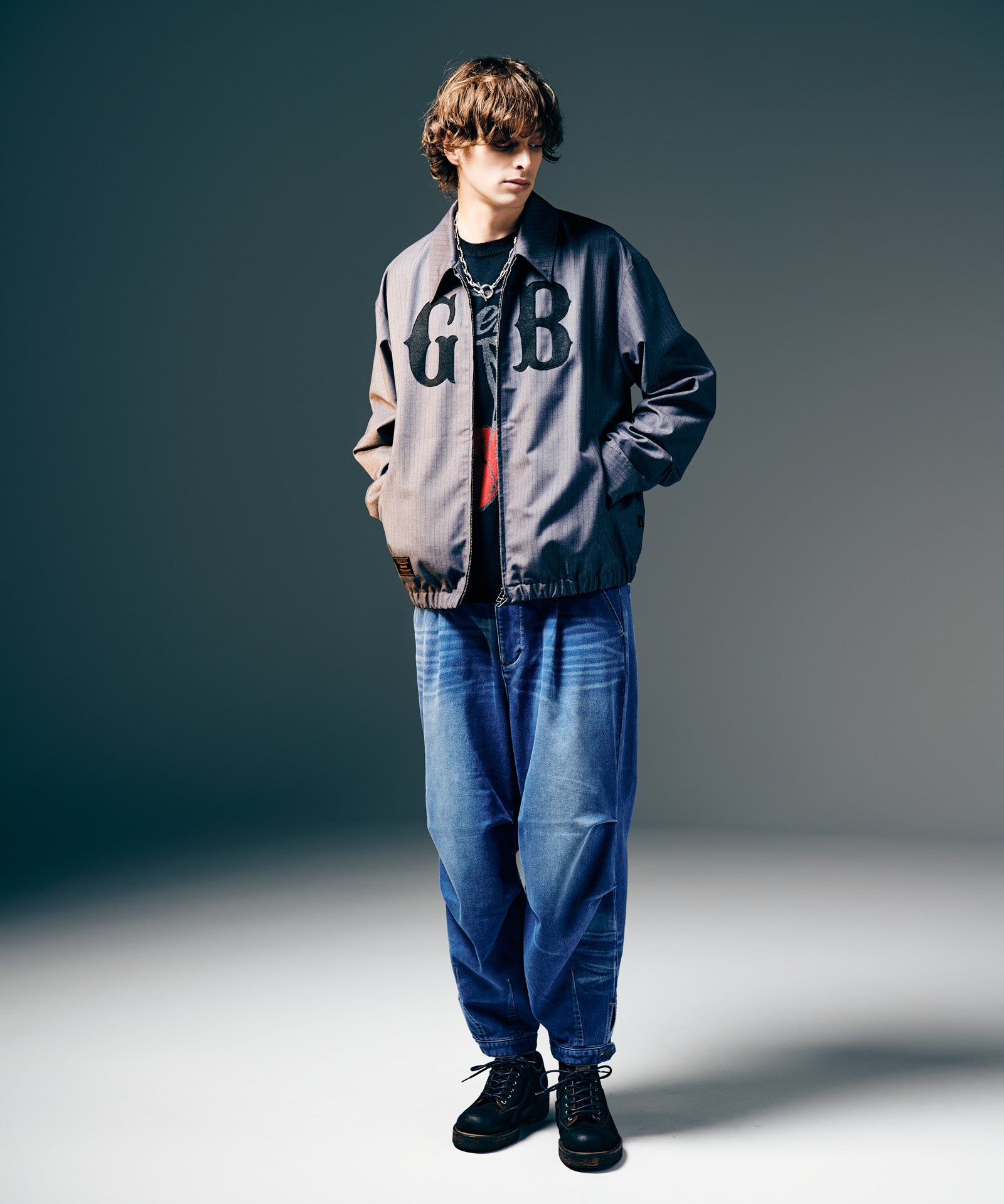 GB0425/P05 : Deformed Knit Denim / ディフォームドニットデニム