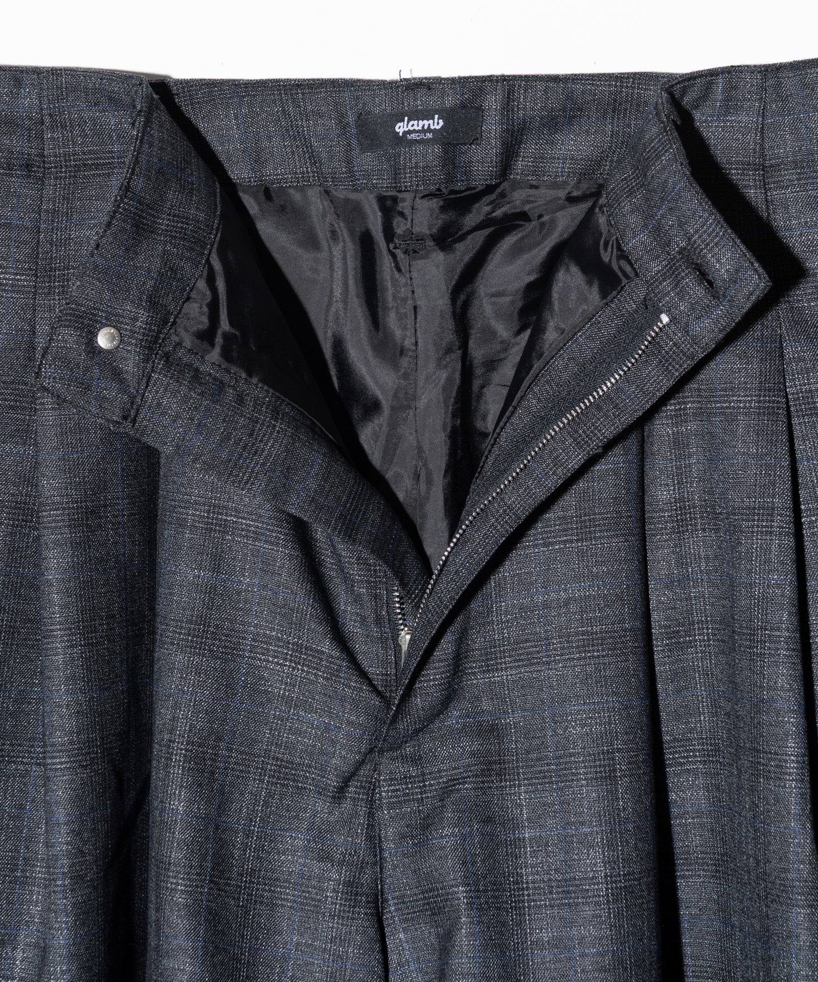 GB0425/P06: Glen Check Tuck Pants | glamb Online Store | ブランド