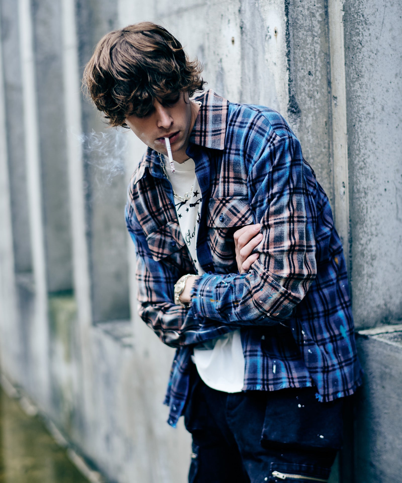 GB0425/SH01: Splash Damage Flannel Shirt / Splash Damage Flannel